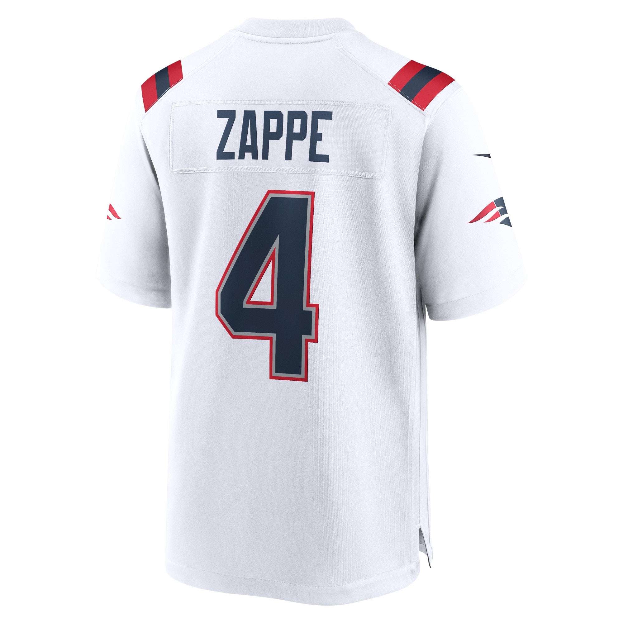New England Patriots Bailey Zappe White Game Player NFL Jersey Men's