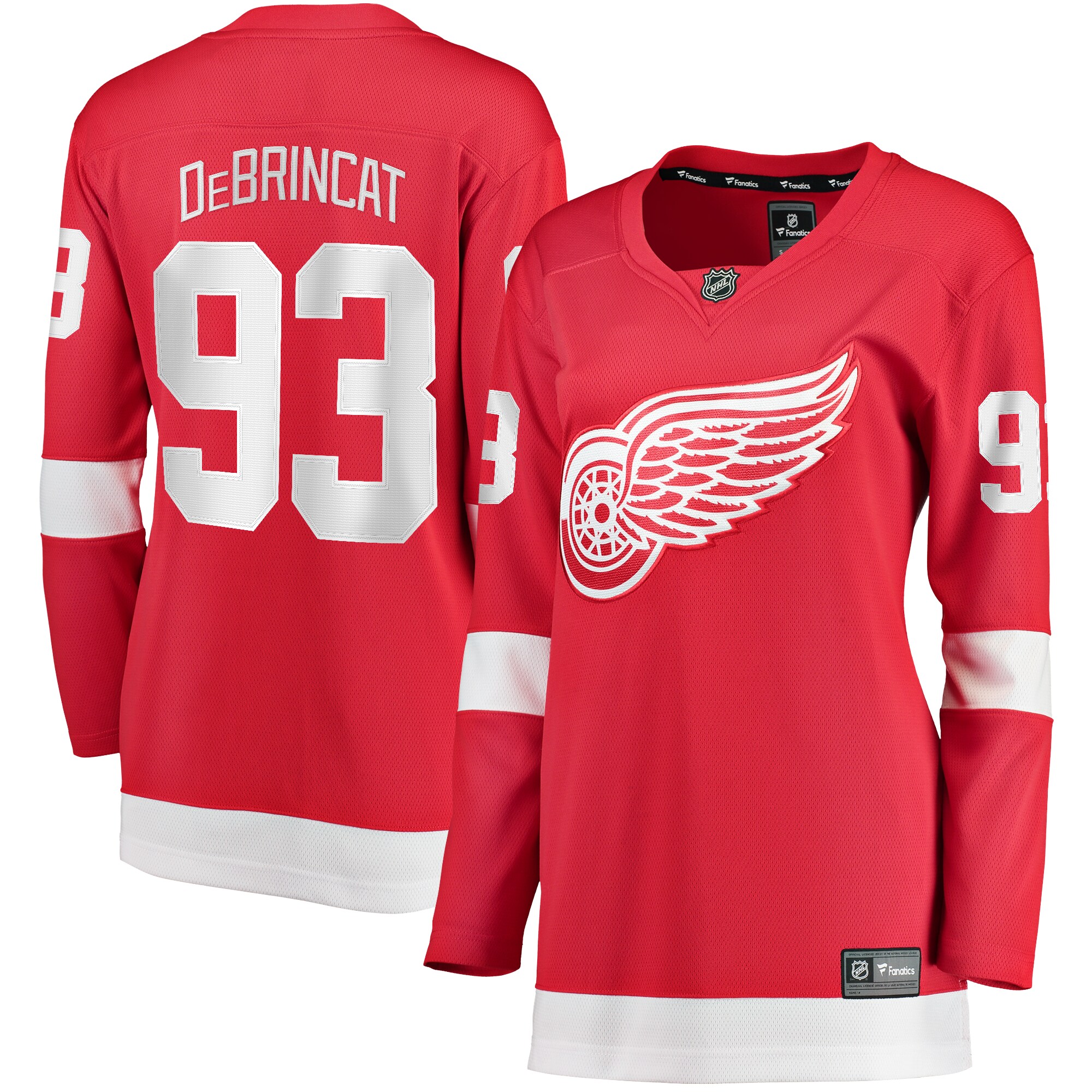 Detroit Red Wings Alex DeBrincat Red Home Premier Breakaway Player NHL Jersey Women's