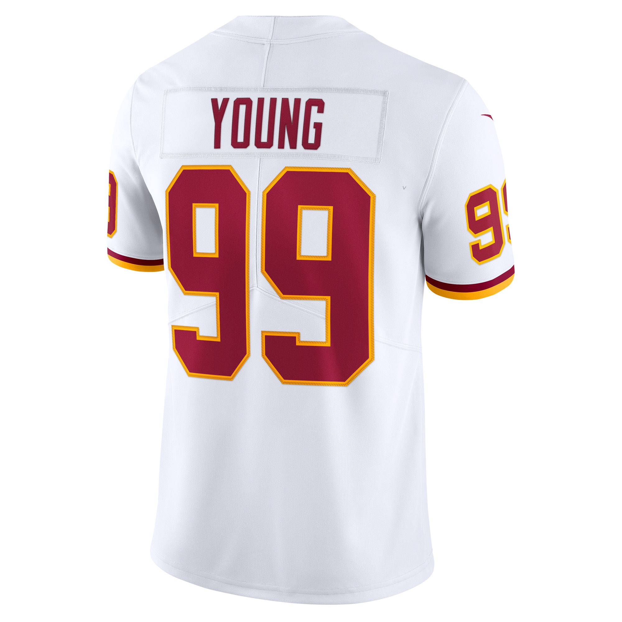 Washington Commanders Team Chase Young White Vapor Limited NFL Jersey Men's