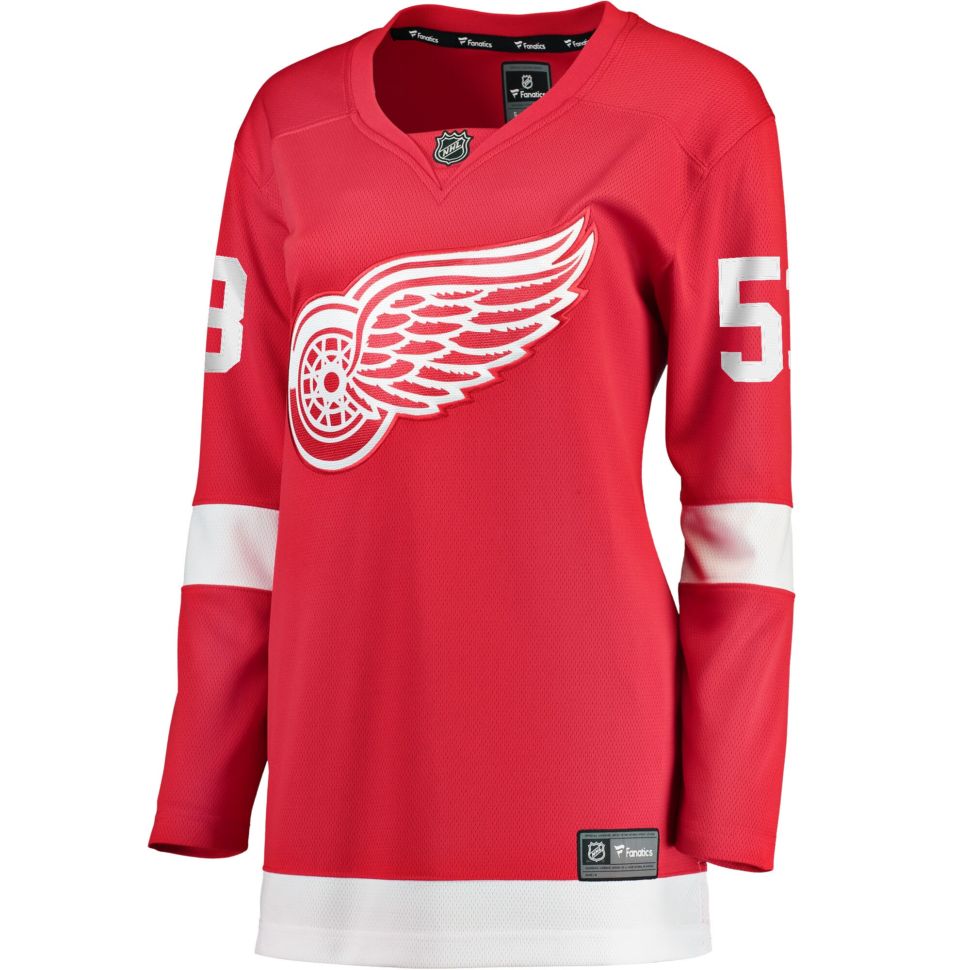 Detroit Red Wings Moritz Seider Red Home Breakaway Player NHL Jersey Women's