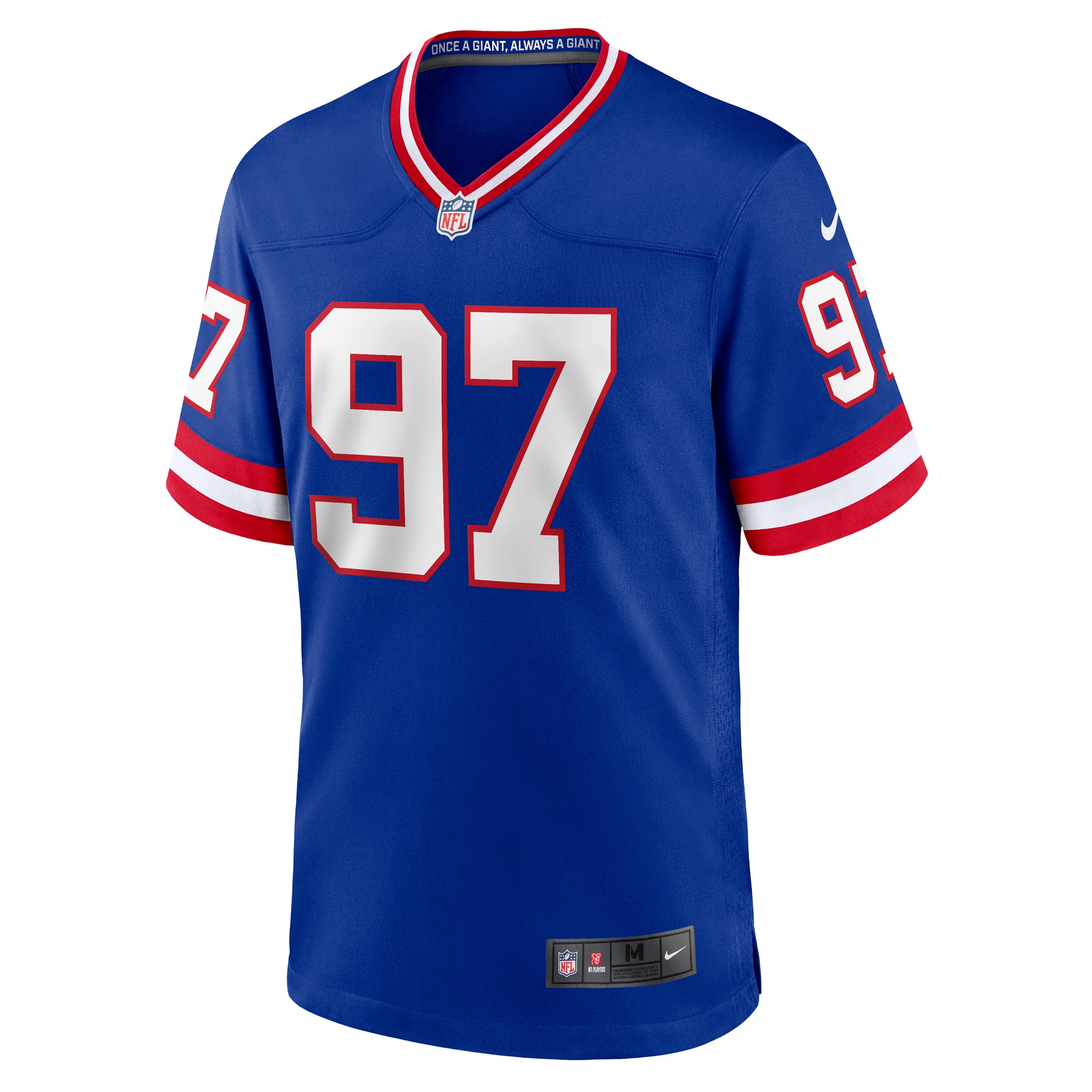 New York Giants Dexter Lawrence II Royal Classic Game Player NFL Jersey Men's