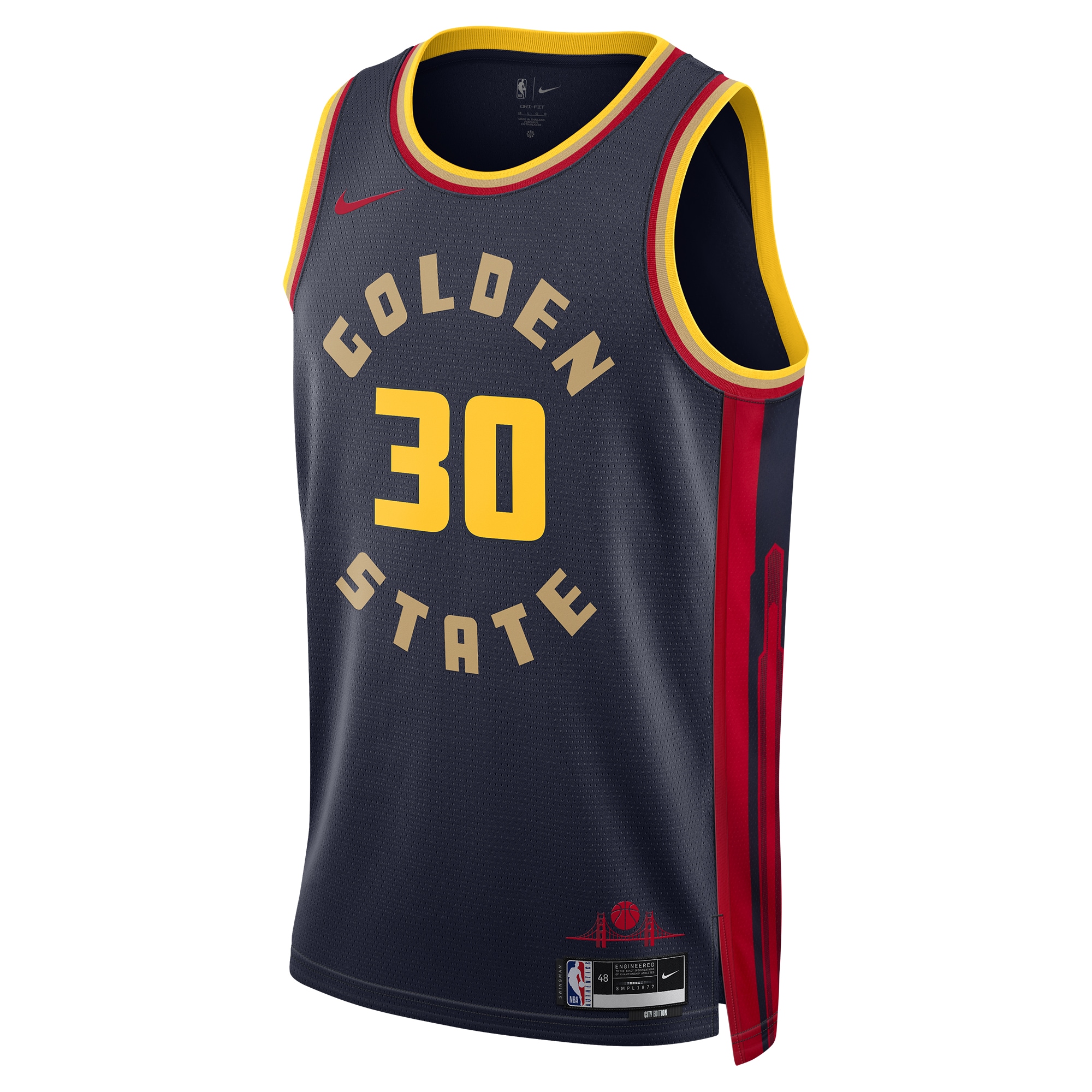 Golden State Warriors City Edition Swingman -Stephen Curry NBA Jersey Men's