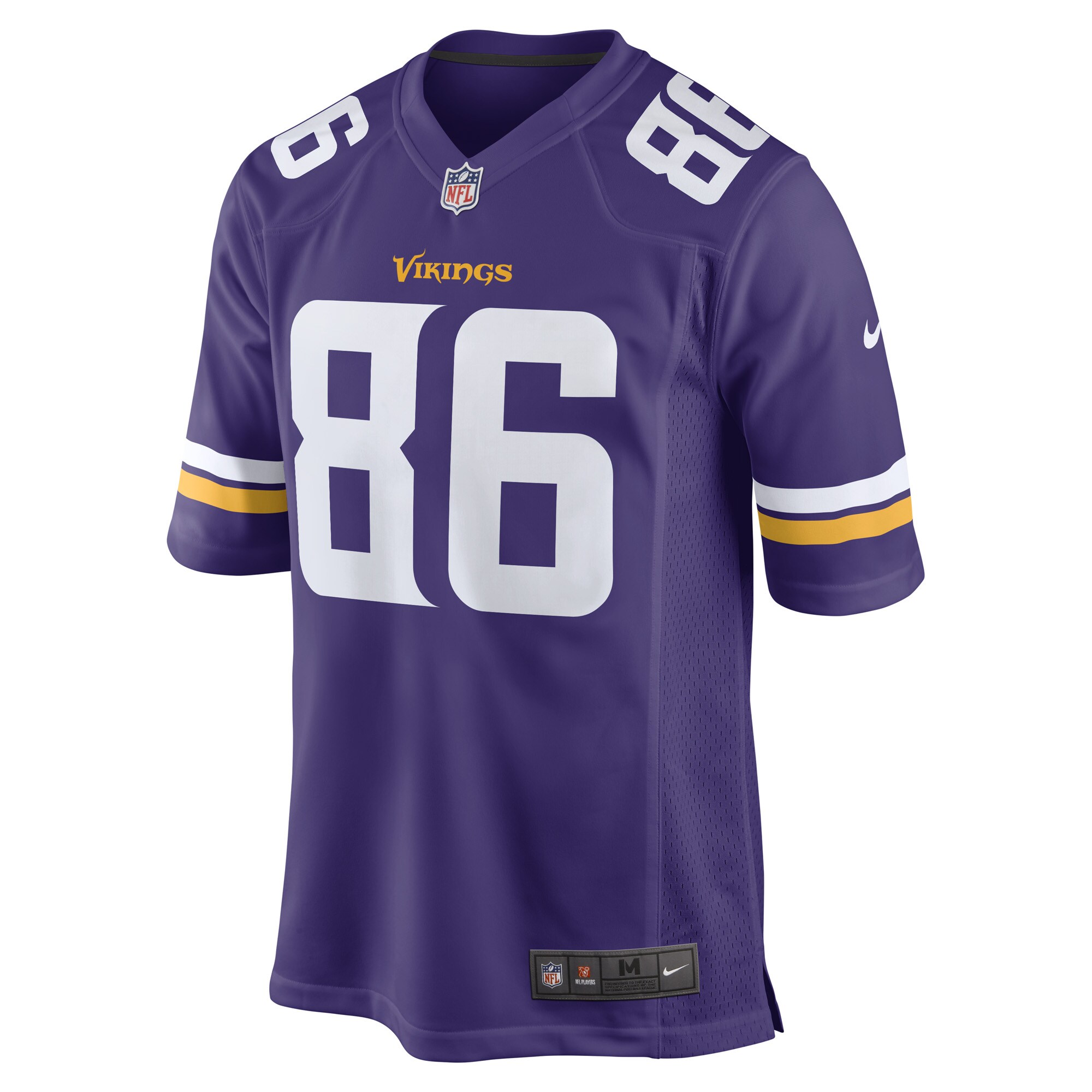 Minnesota Vikings Johnny Mundt Purple Game Player NFL Jersey Men's