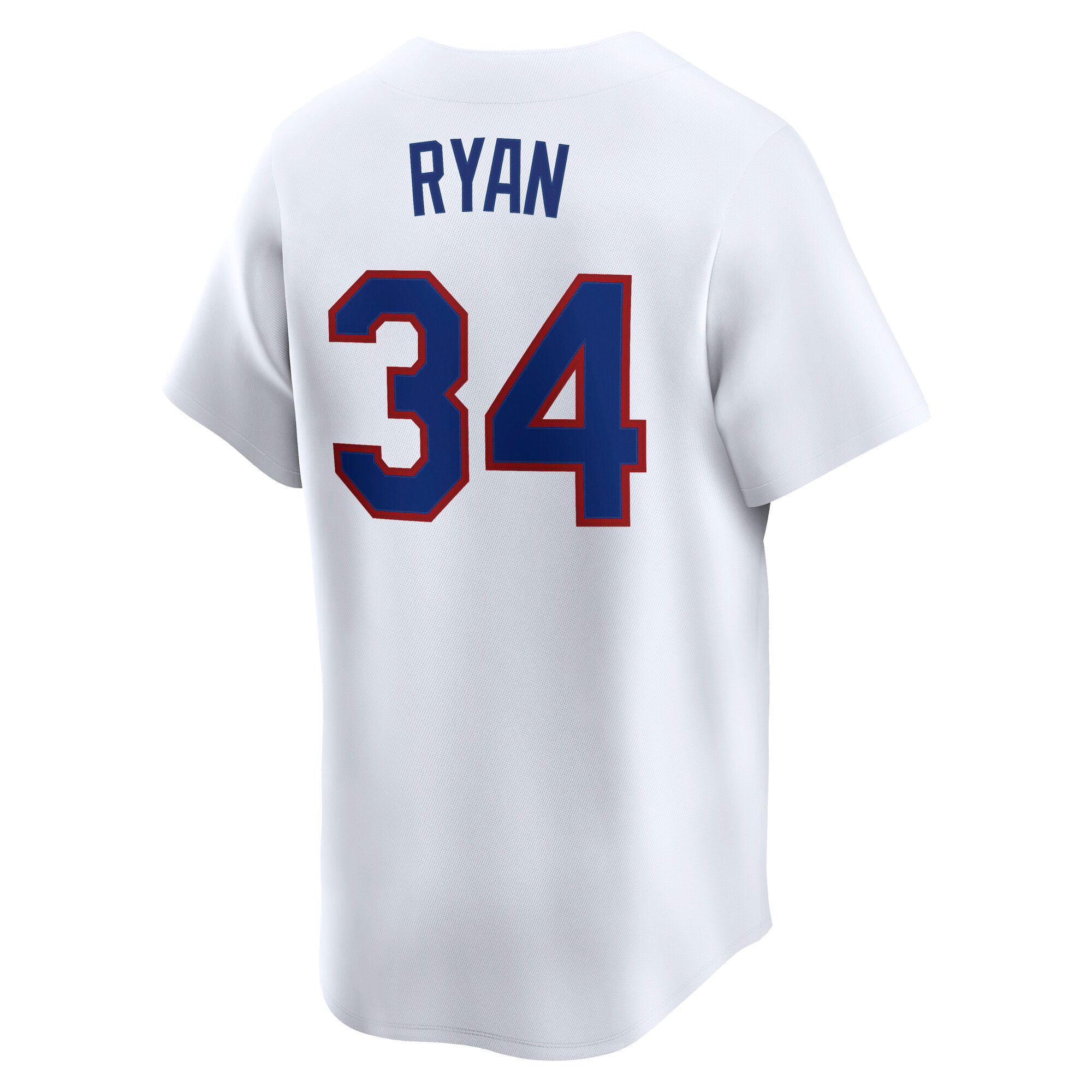 Texas Rangers Nolan Ryan White Throwback Cooperstown Collection Limited MLB Jersey Men's