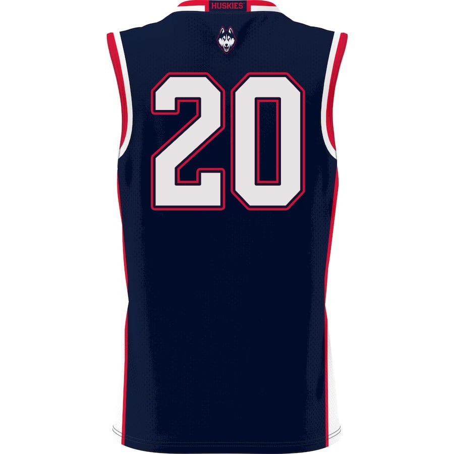 Andrew Hurley 20 UConn Huskies Navy NCAA Jersey Men's