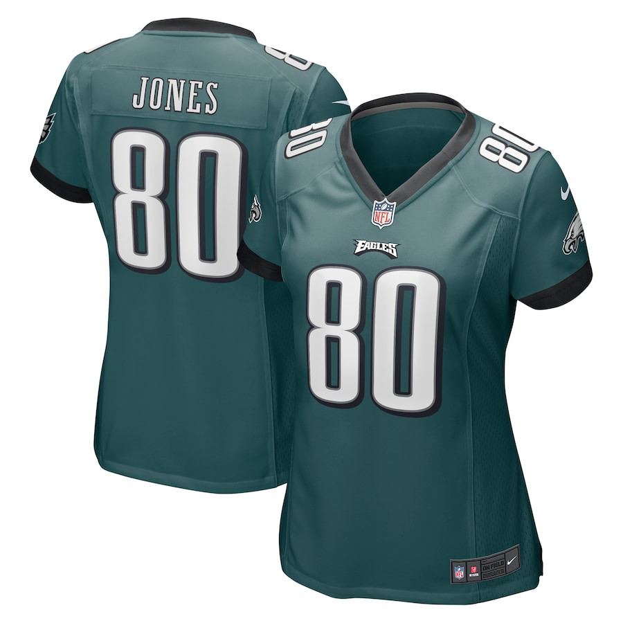 Julio Jones 80 Philadelphia Eagles Game Midnight Green NFL Jersey Women's
