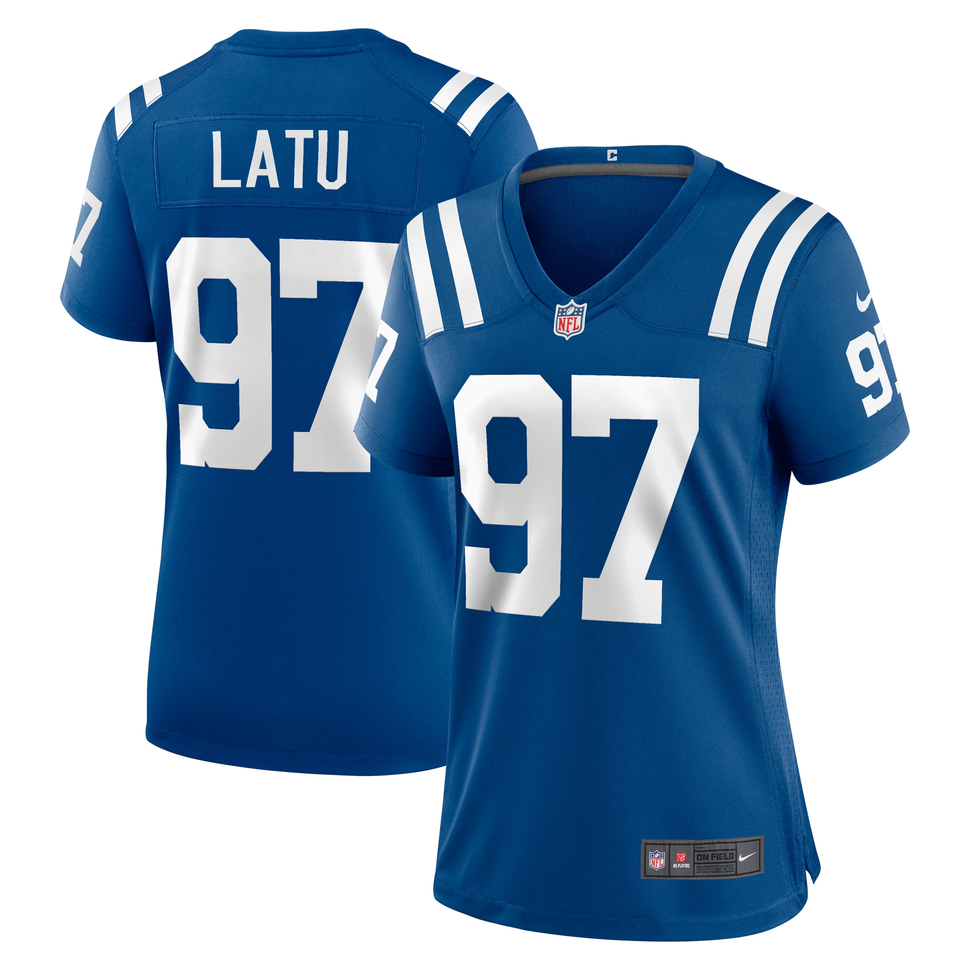 Indianapolis Colts Laiatu Latu Royal Game NFL Jersey Women's