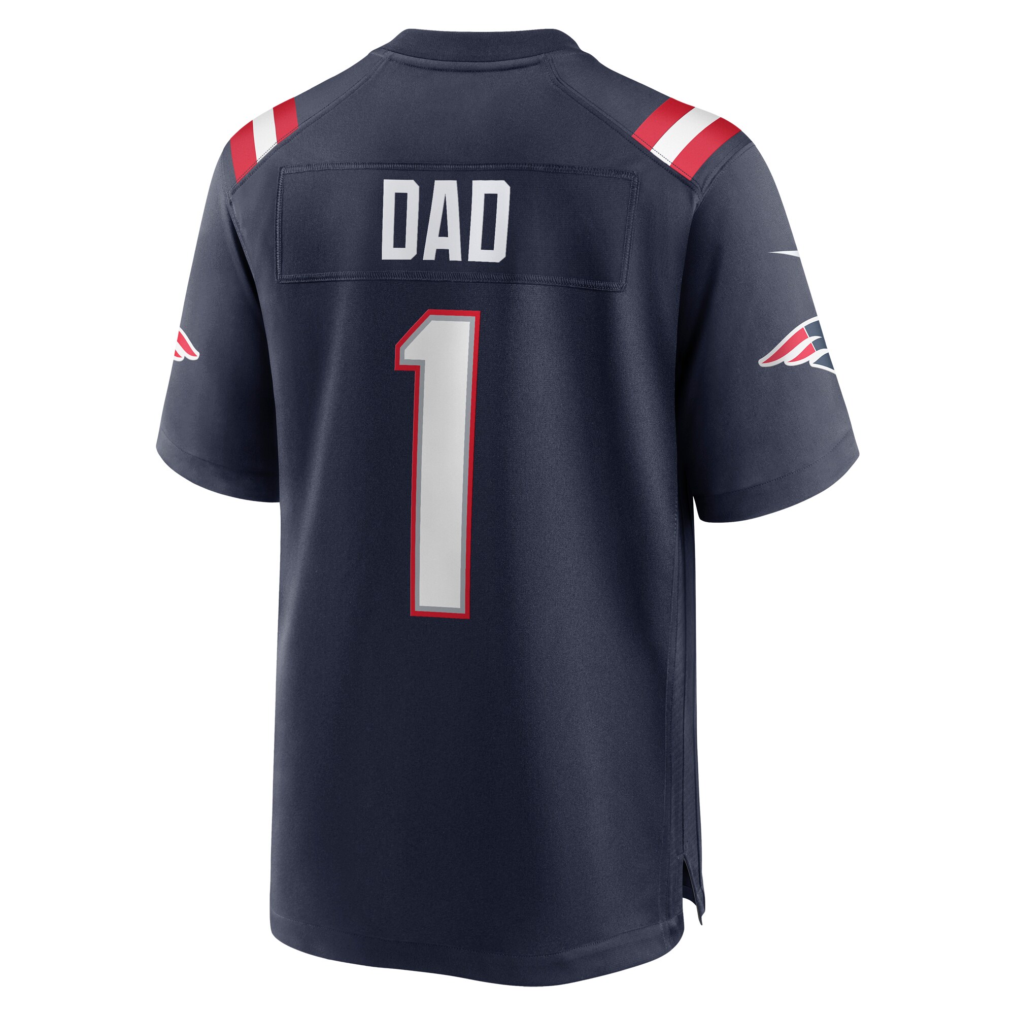 New England Patriots Number 1 Dad Navy Game NFL Jersey Men's