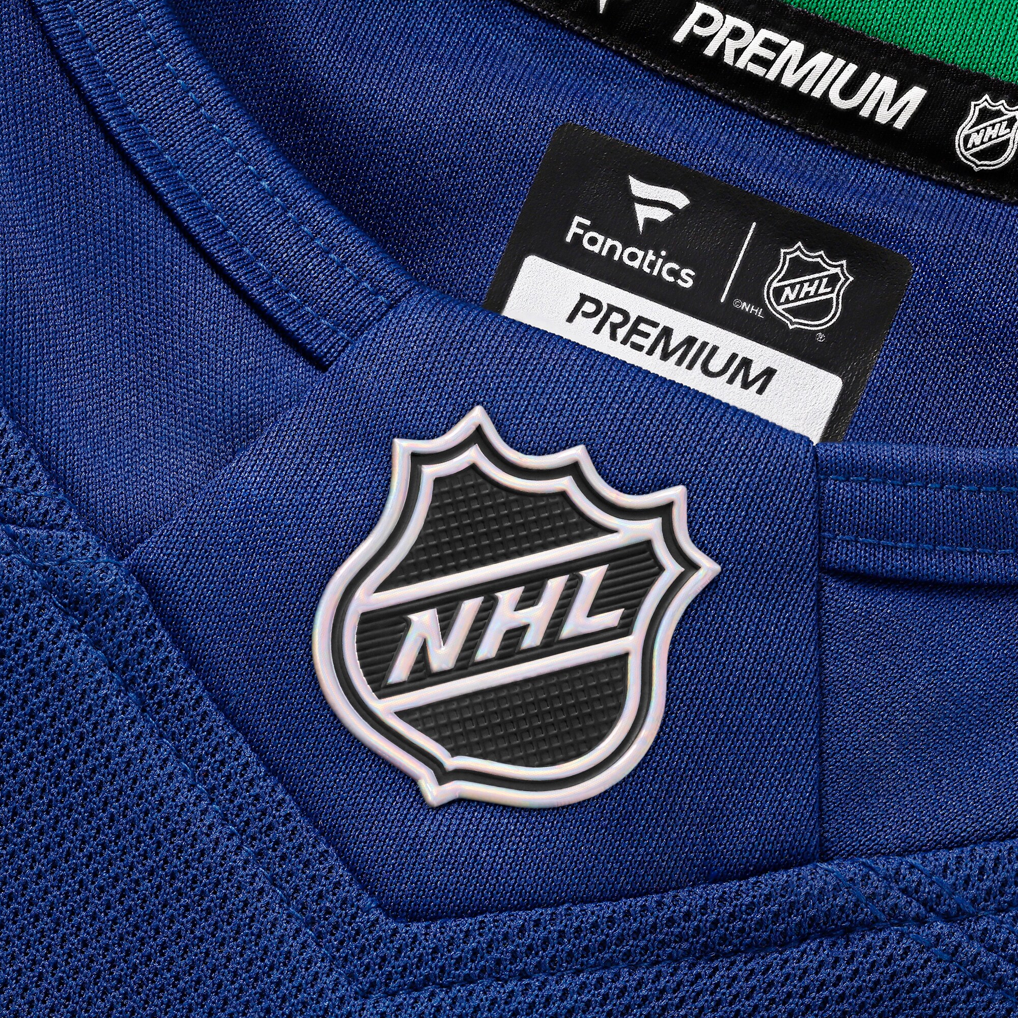 Vancouver Canucks Blue Home Premium NHL Jersey Men's