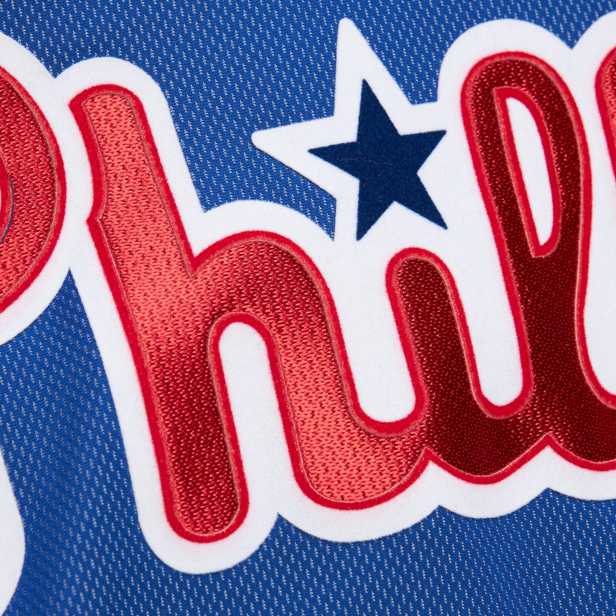 Philadelphia Phillies Roy Halladay Mitchell Ness Royal 2010 Batting Practice Pullover MLB Jersey Men's