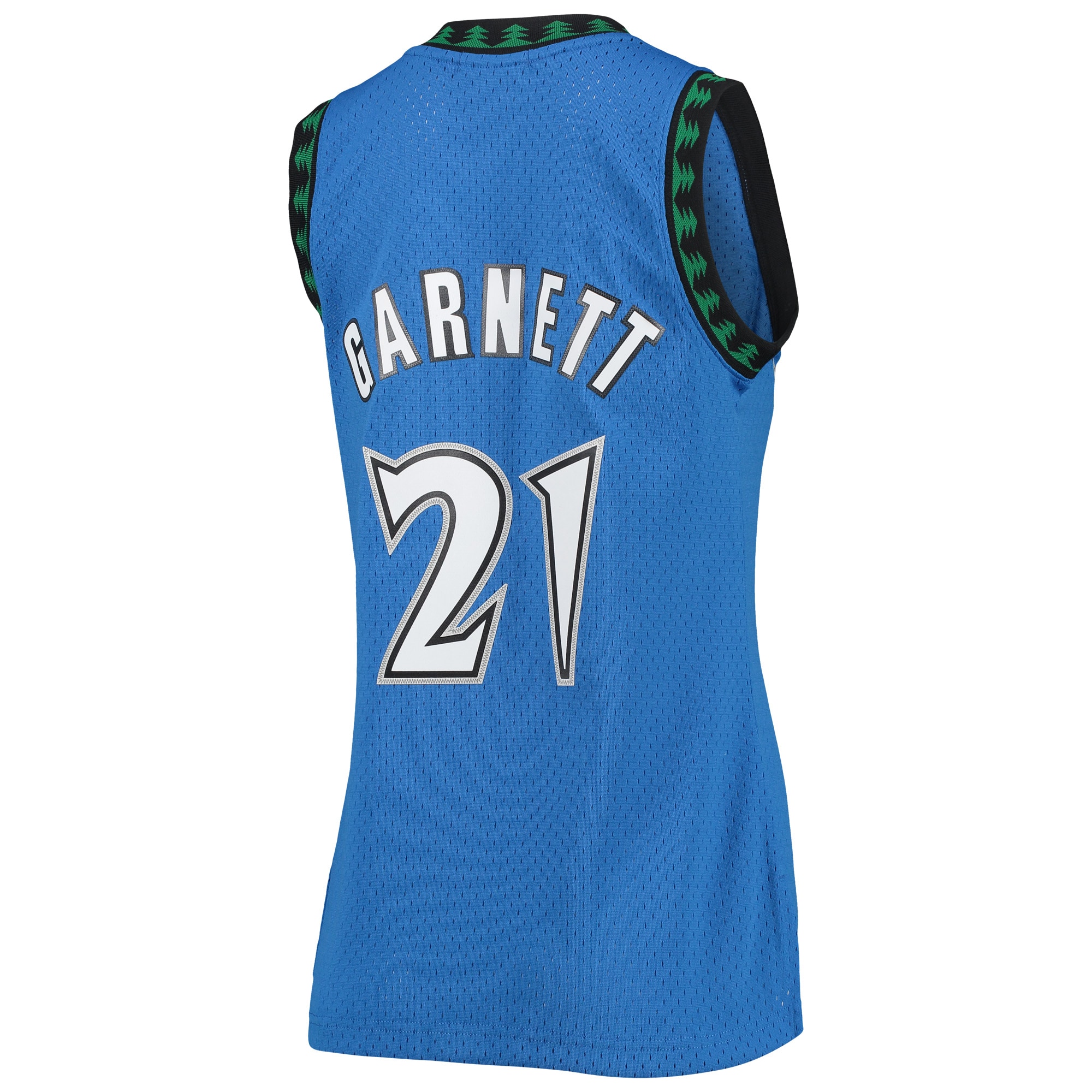 Mitchell Ness Kevin Garnett Blue Minnesota Timberwolves Hardwood Classics Swingman NBA Jersey Women's