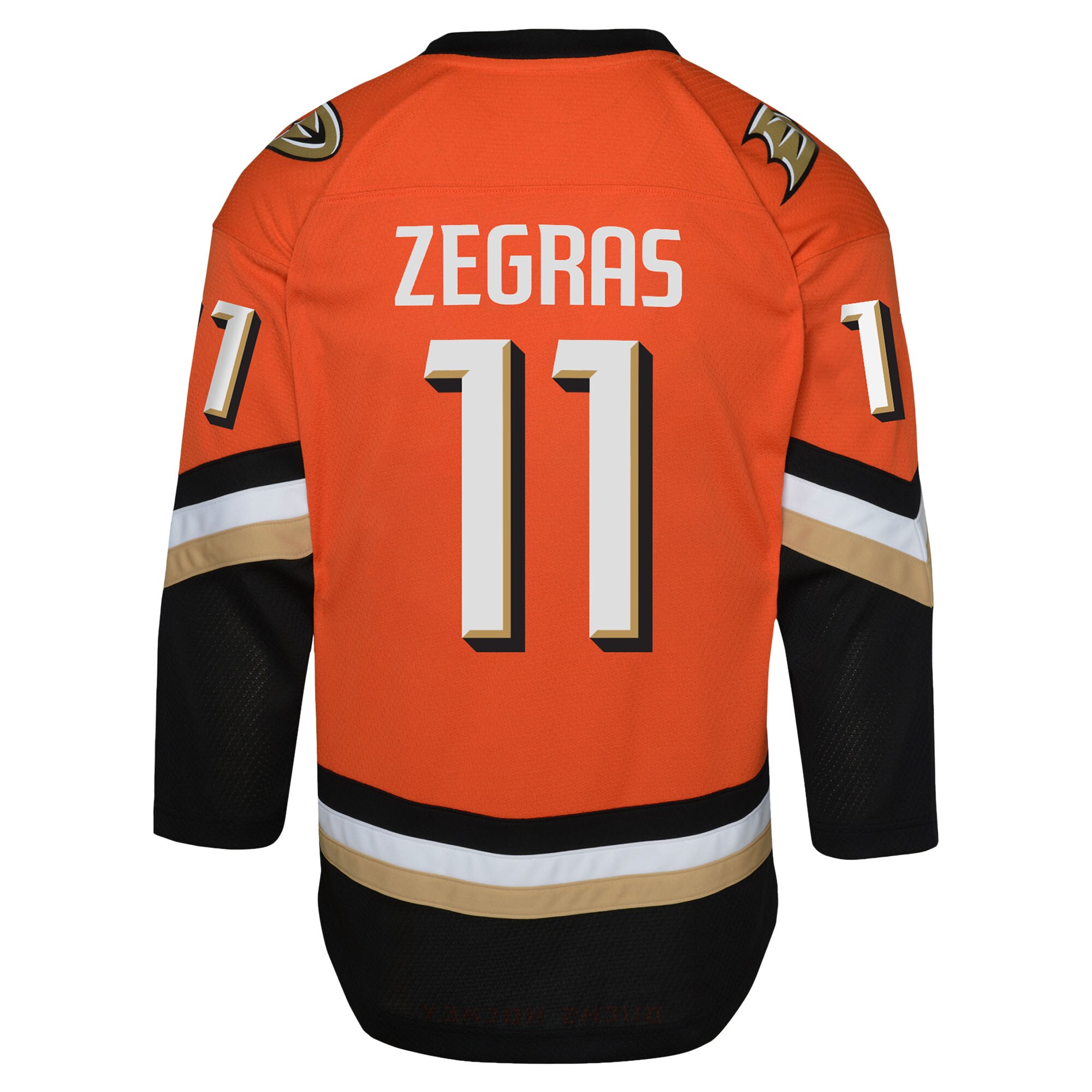 Anaheim Ducks Trevor Zegras Orange Player NHL Jersey Youth