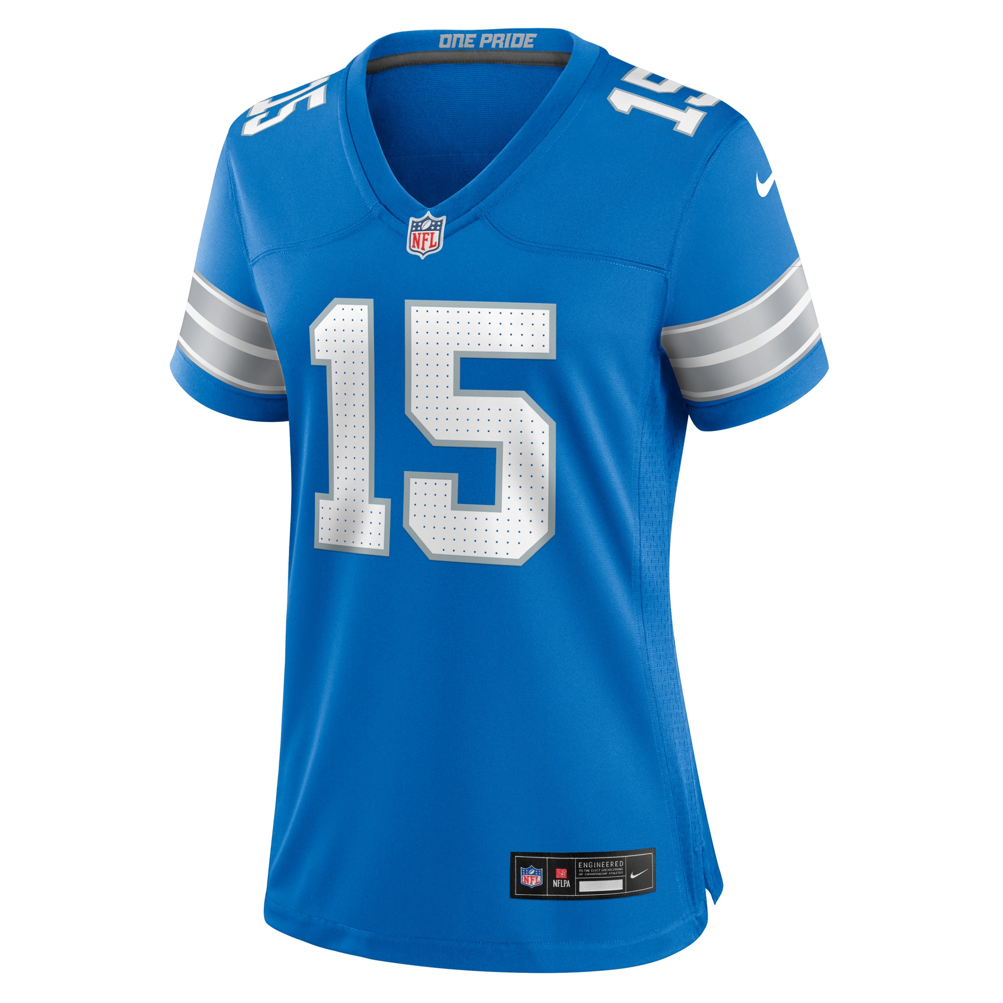 Detroit Lions Ennis Rakestraw Jr. Blue Team Game NFL Jersey Women's