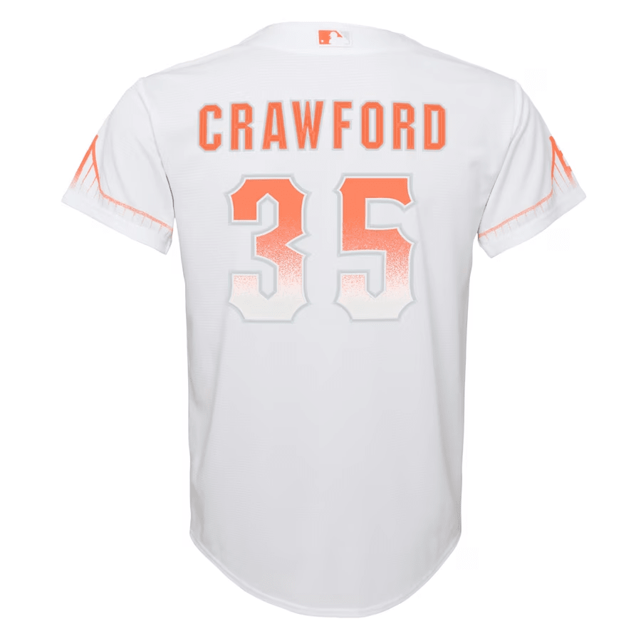 Brandon Crawford 35 San Francisco Giants City Connect White MLB Jersey Youth
