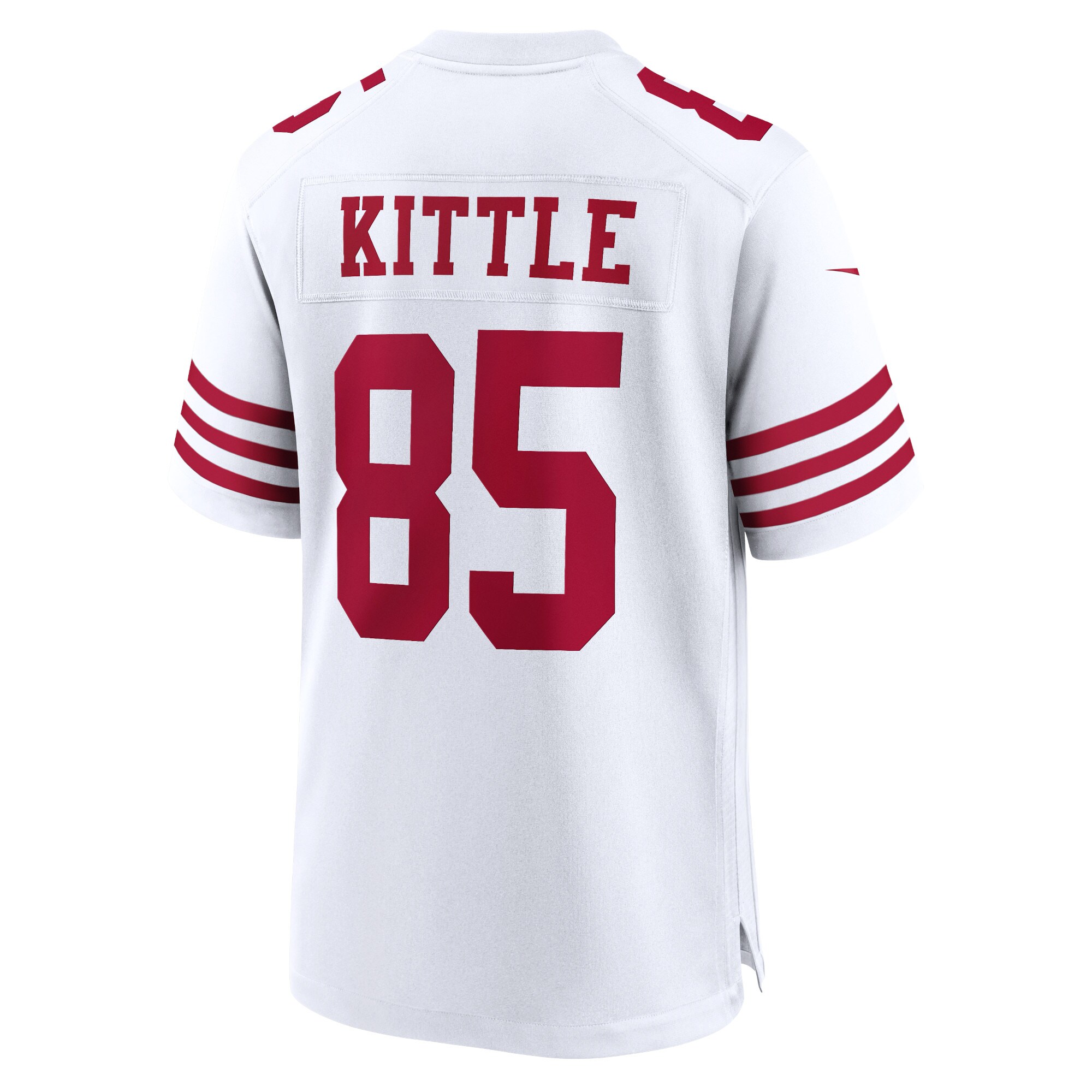 San Francisco 49ers George Kittle White Player Game NFL Jersey Men's