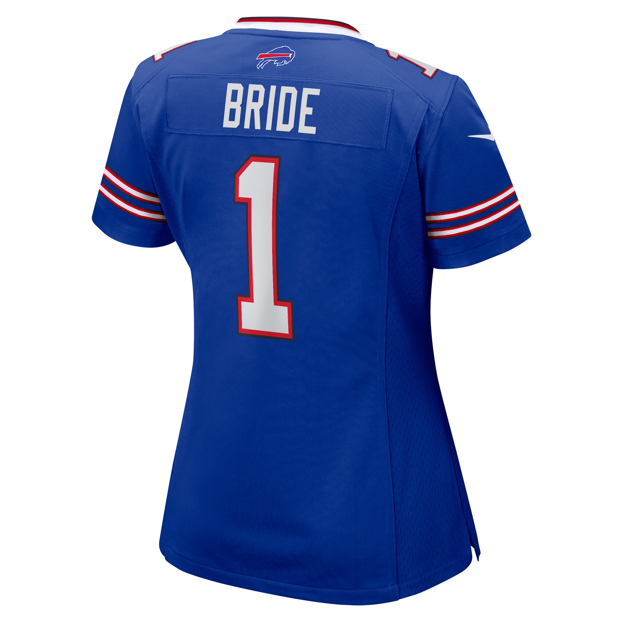 Buffalo Bills Number 1 Bride Royal Game NFL Jersey Women's