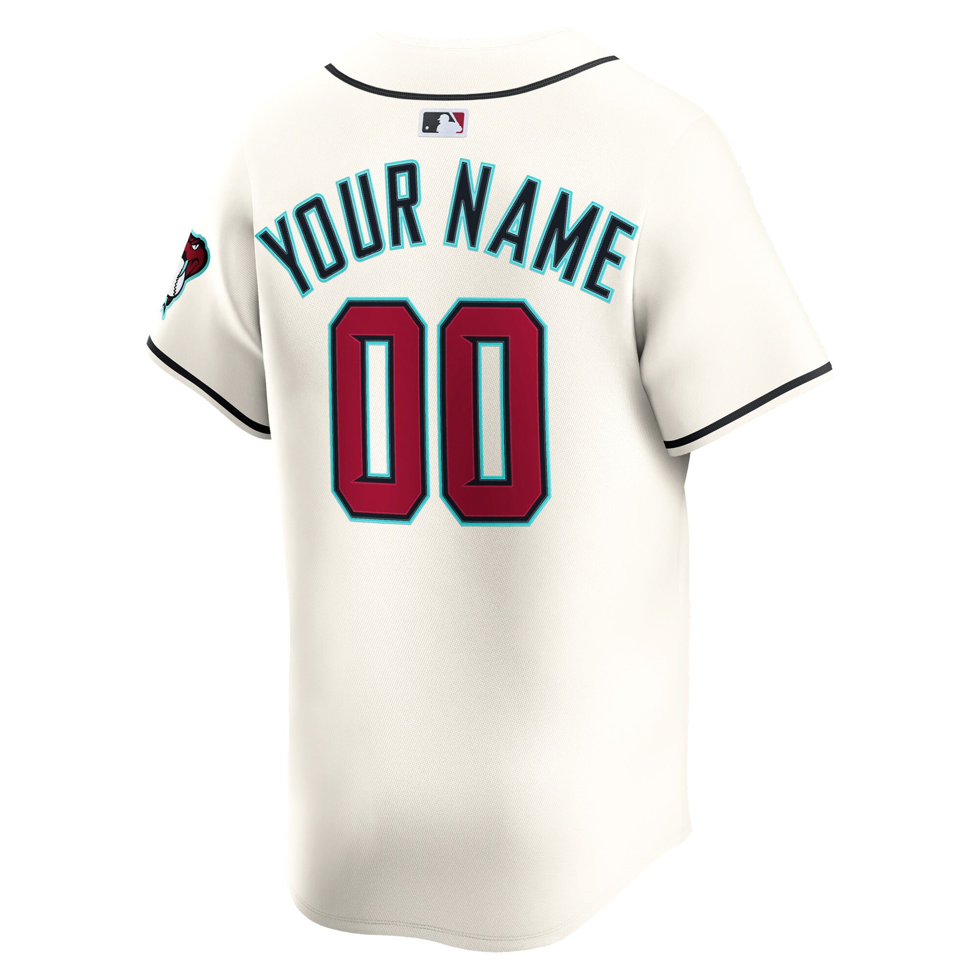 Arizona Diamondbacks Cream Home Limited Custom MLB Jersey Men's