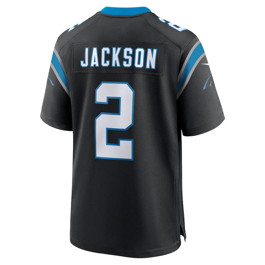 Mike Jackson 2 Carolina Panthers Game Black NFL Jersey Men's