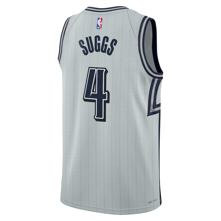 Jalen Suggs 4 Orlando Magic Unisex 2024/25 Swingman Player City Edition Silver NBA Jersey Unisex
