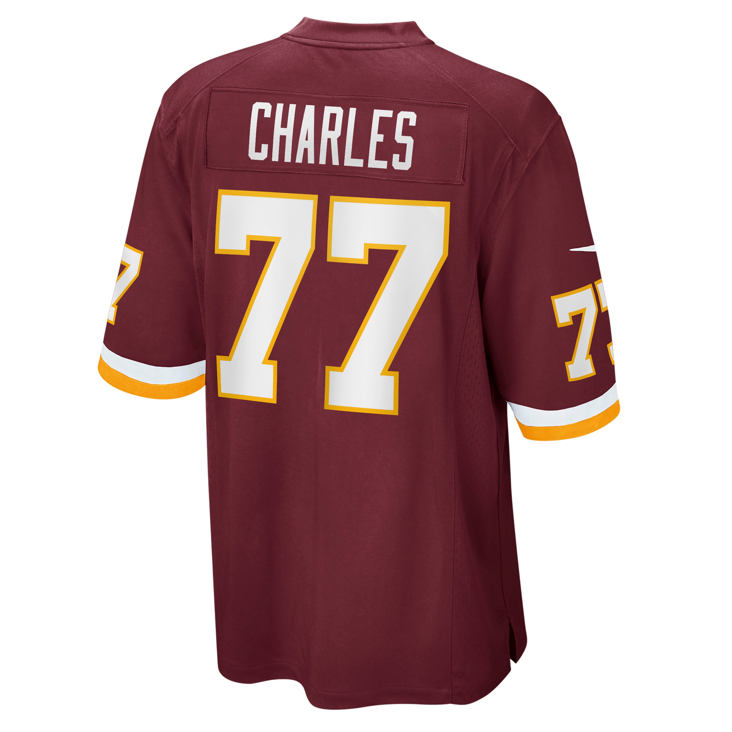 Saahdiq Charles Washington Commanders Team Burgundy Game Player NFL Jersey Men's