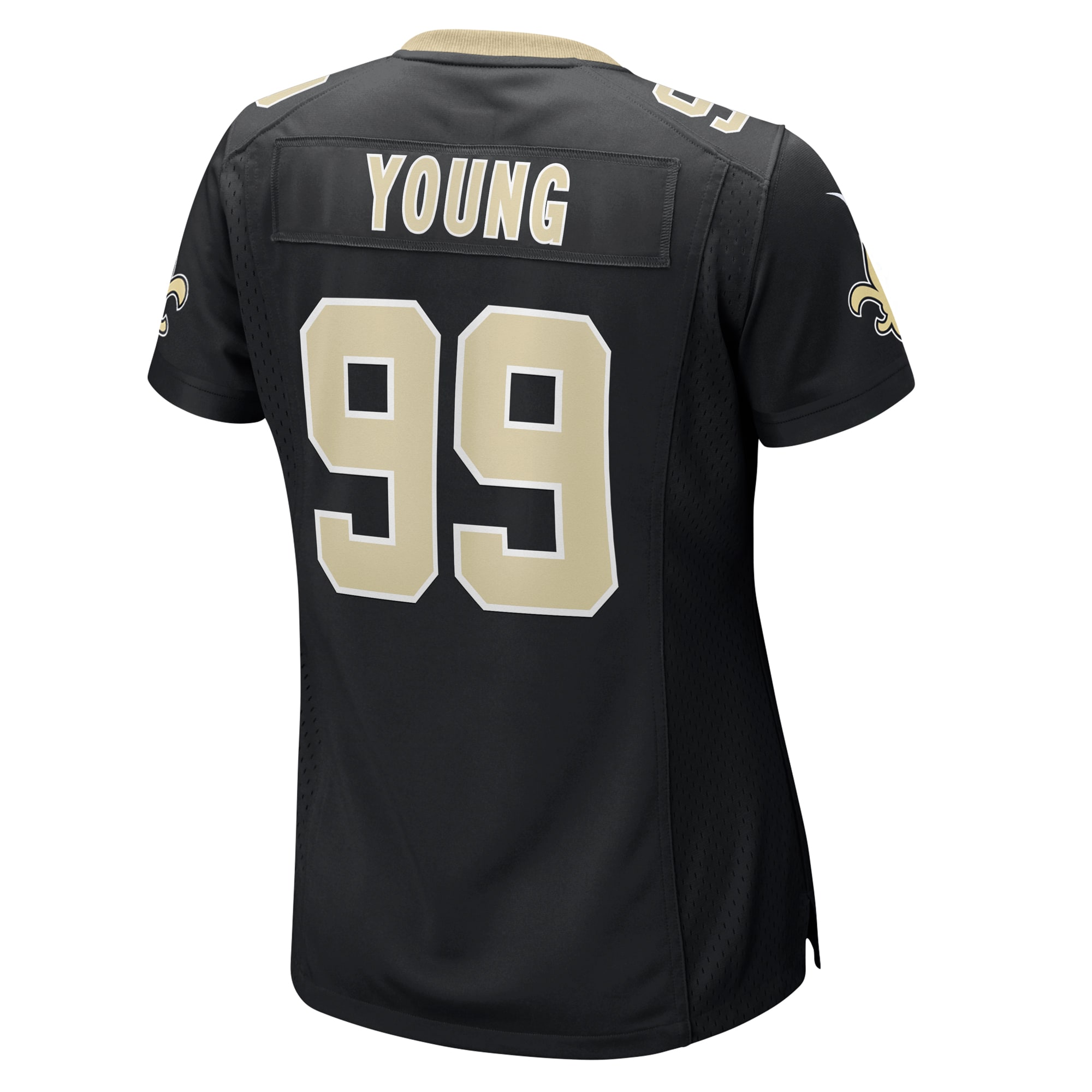 New Orleans Saints Chase Young Black Game NFL Jersey Women's