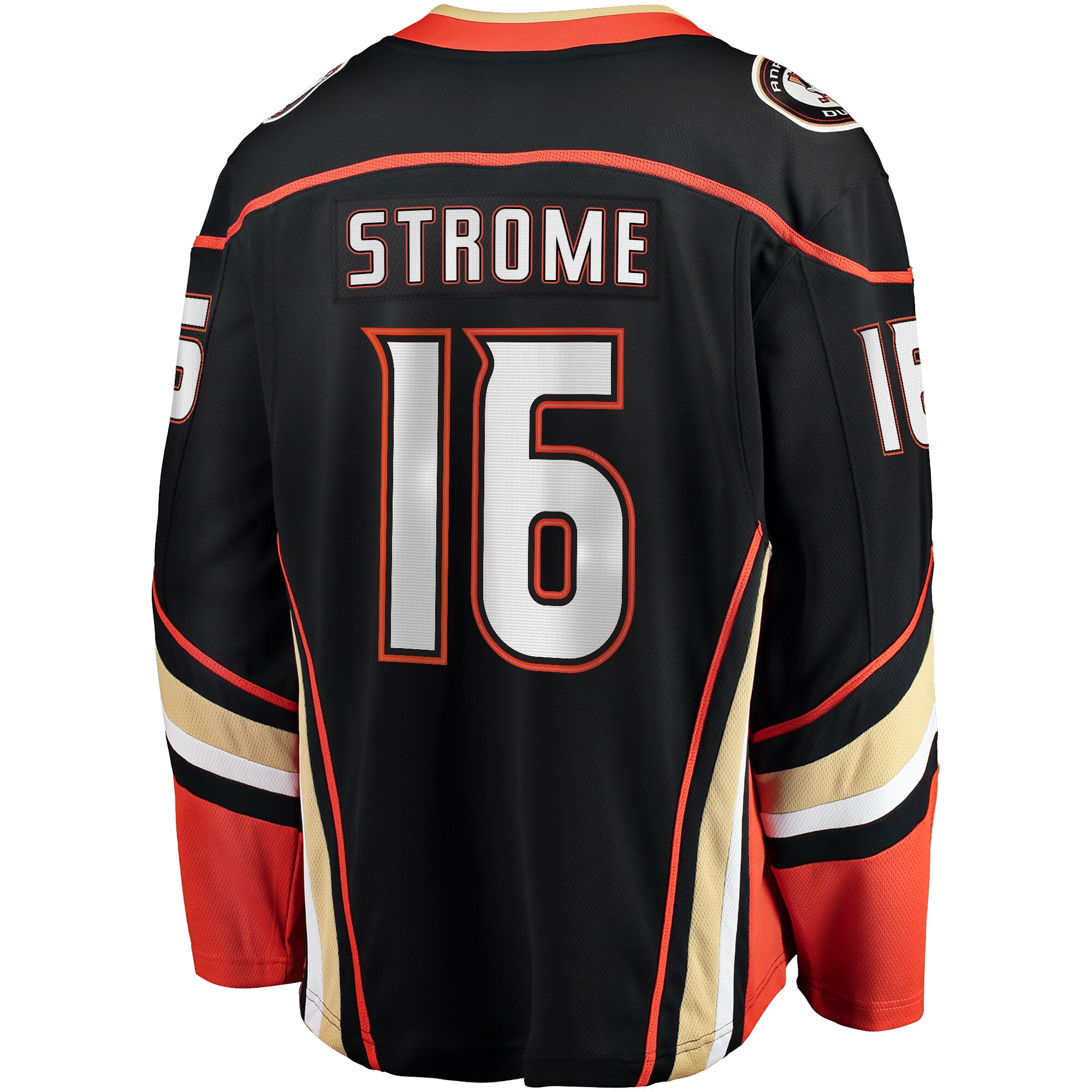 Anaheim Ducks Ryan Strome Black Home Breakaway NHL Jersey Men's