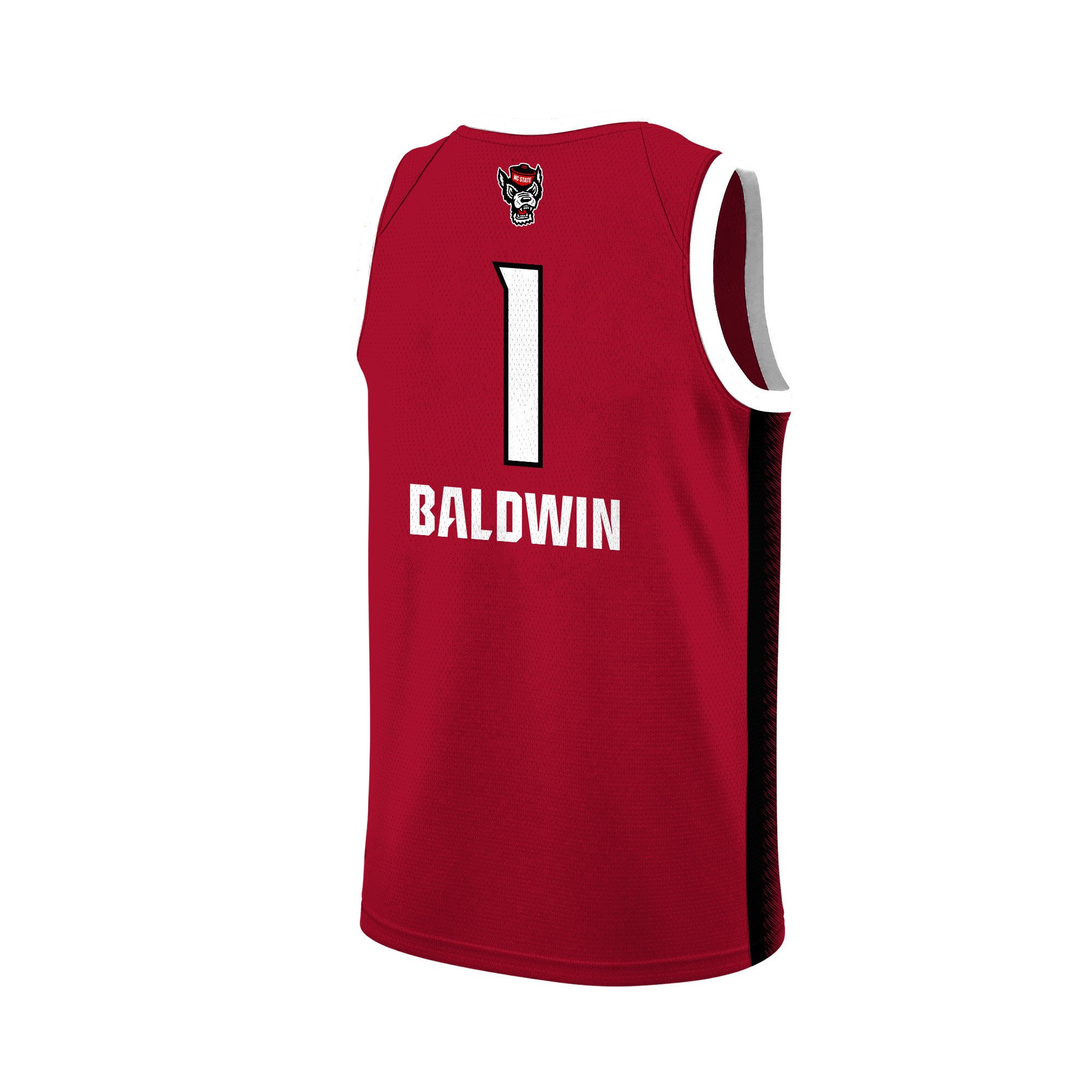River Baldwin 1 NC State Wolfpack 2024 Red Unisex NCAA Jersey Unisex