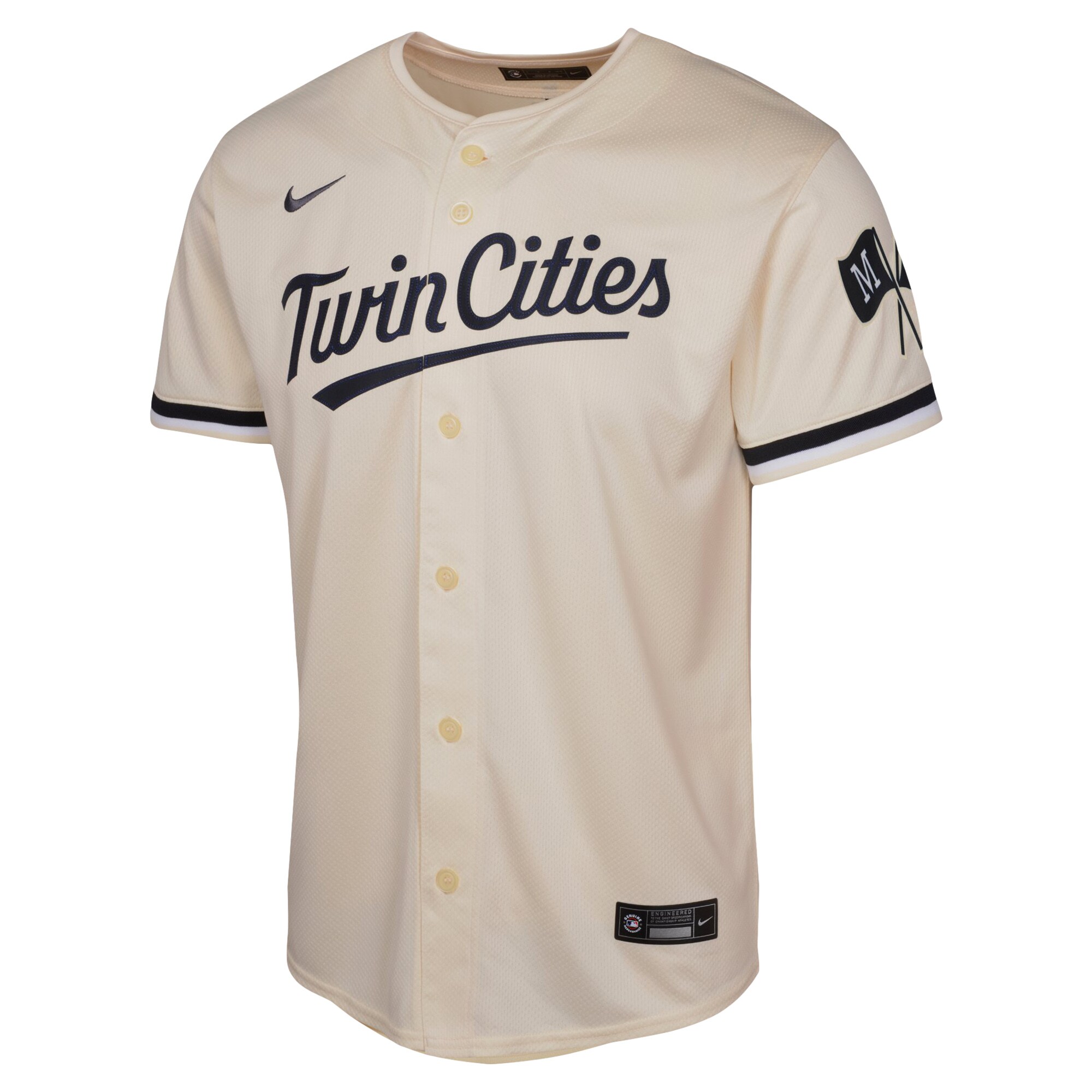 Minnesota Twins Cream Alternate Limited MLB Jersey Youth