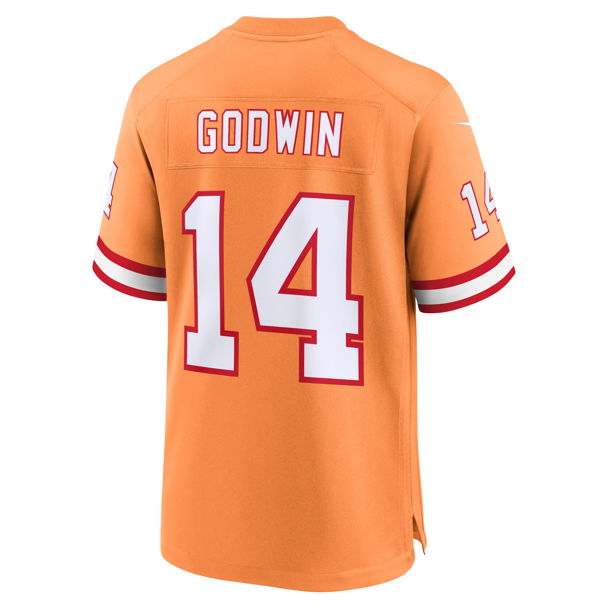Tampa Bay Buccaneers Chris Godwin Orange Throwback Game NFL Jersey Men's