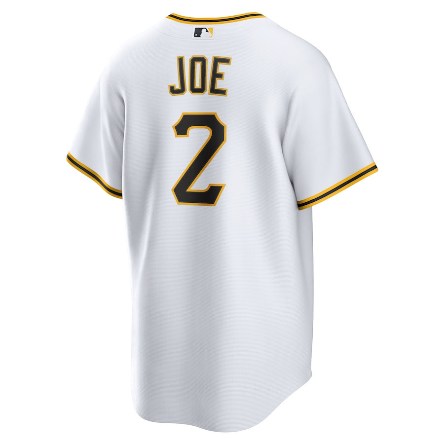 Connor Joe 2 Pittsburgh Pirates Home White MLB Jersey Men's