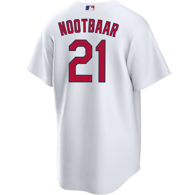 Lars Nootbaar 21 St. Louis Cardinals Home White MLB Jersey Men's