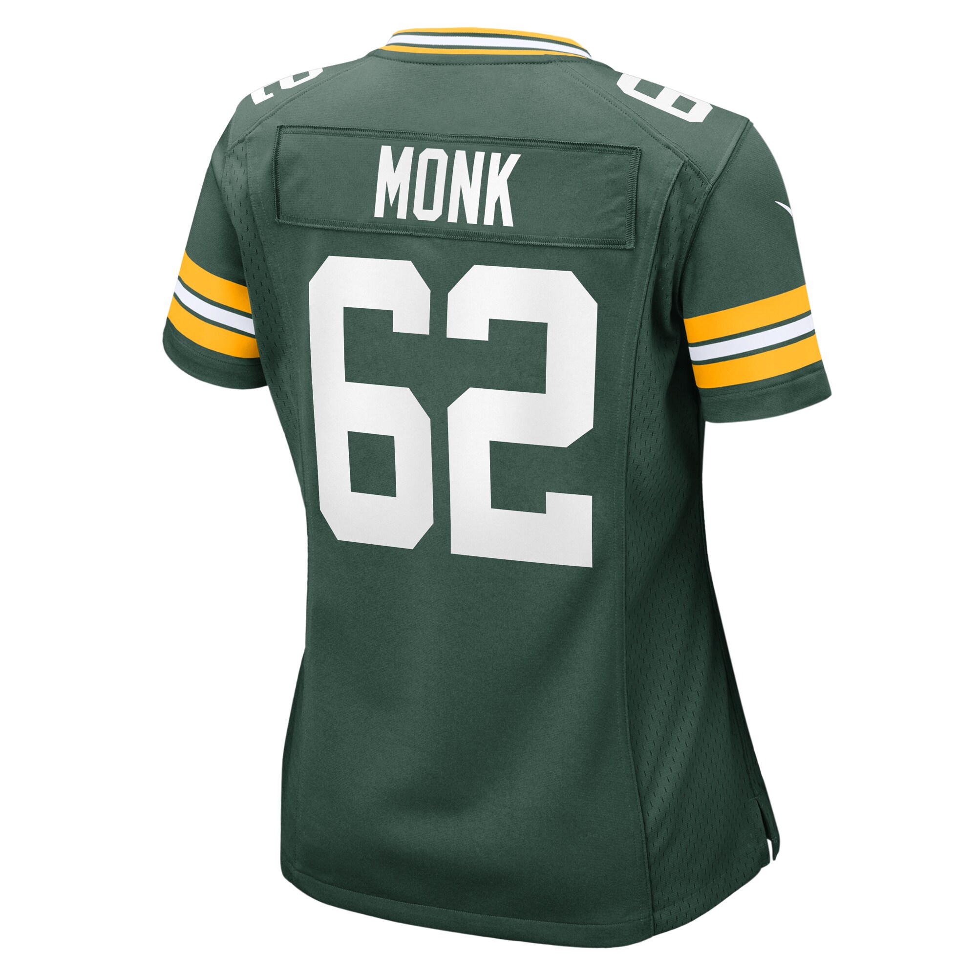 Green Bay Packers Jacob Monk Green Game NFL Jersey Women's