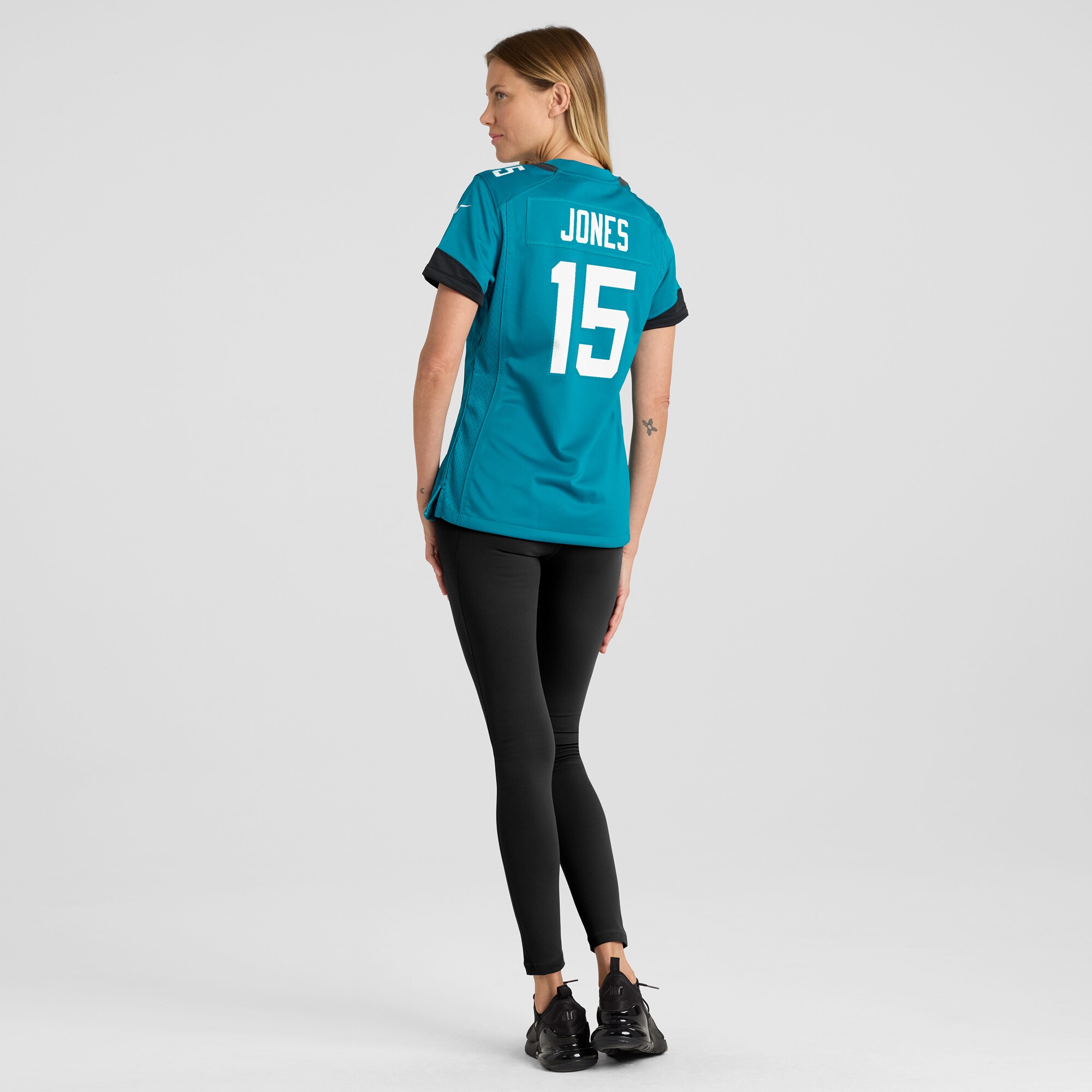 Jacksonville Jaguars Tim Jones Teal Game Player NFL Jersey Women's