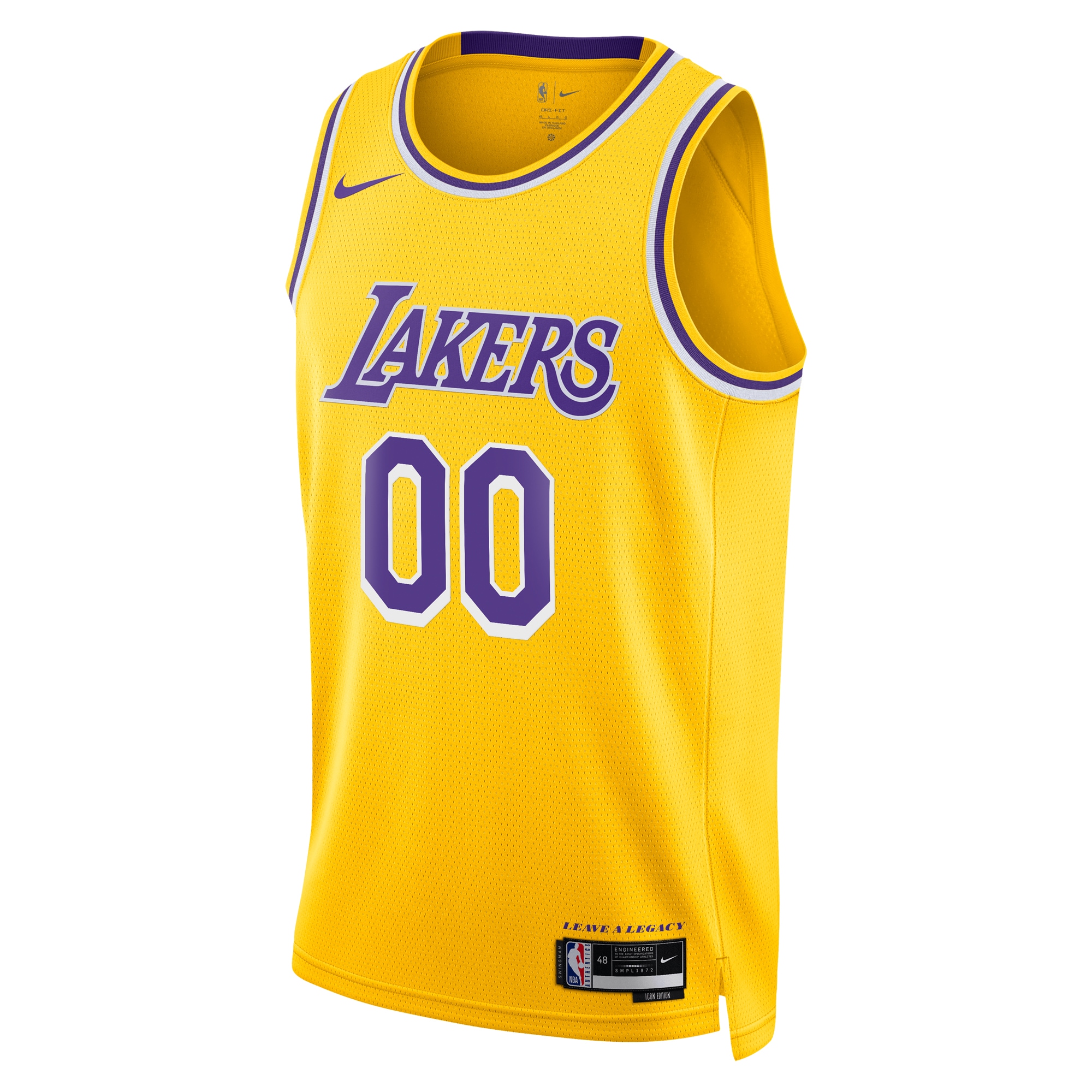 Los Angeles Lakers Icon Swingman Custom NBA Jersey Youth