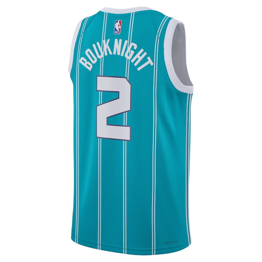 James Bouknight 2 Charlotte Hornets Unisex Swingman Icon Edition Teal NBA Jersey Unisex