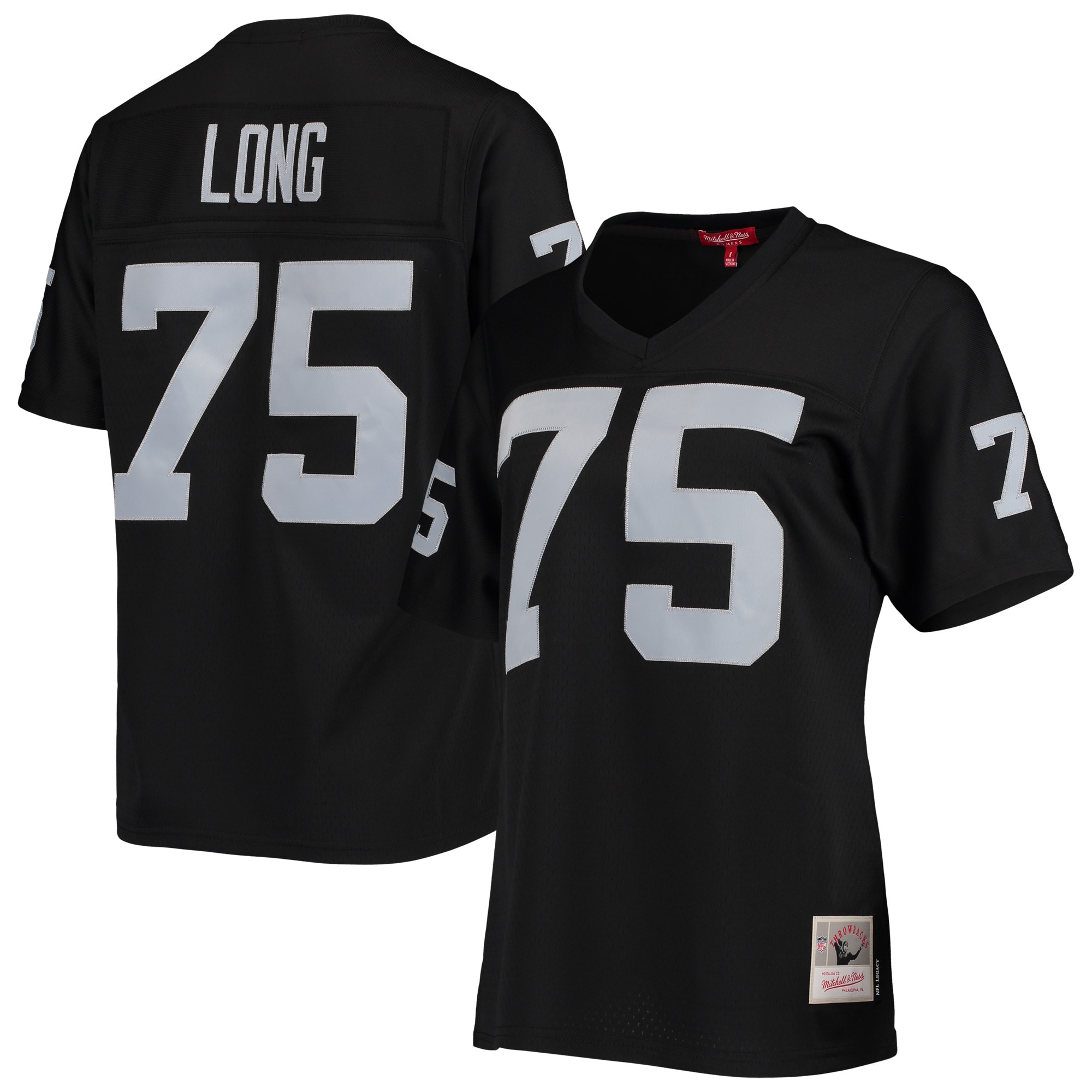 Las Vegas Raiders Howie Long Mitchell Ness Black Legacy Player NFL Jersey Women's