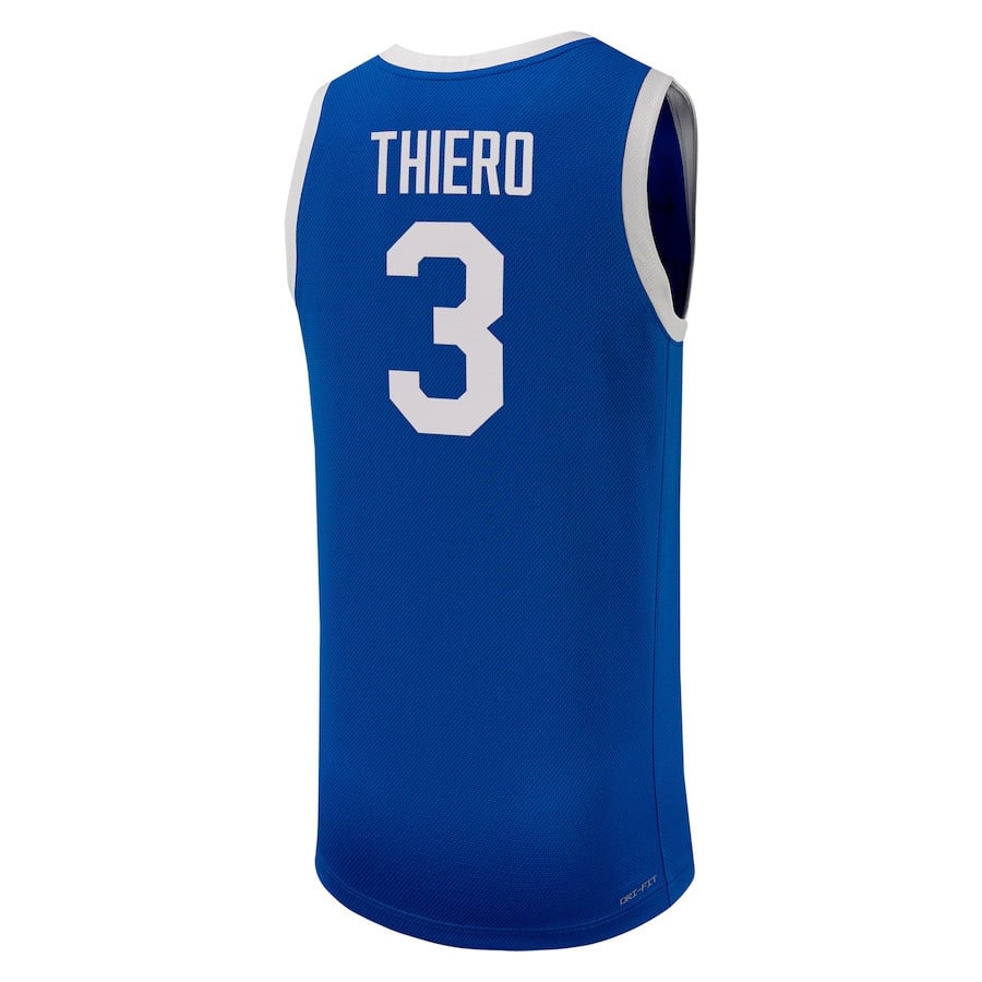 Adou Thiero 3 Kentucky Wildcats Royal NCAA Jersey Men's