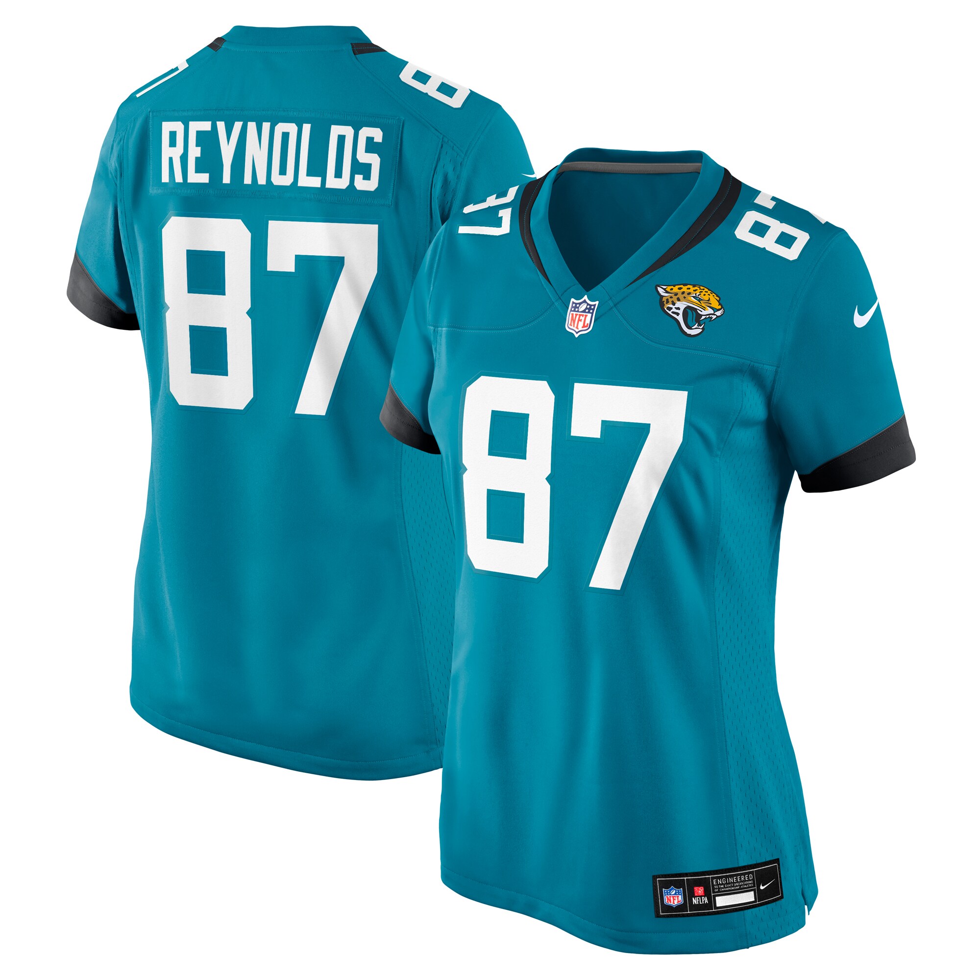 Jacksonville Jaguars Josh Reynolds Teal Team Game NFL Jersey Women's