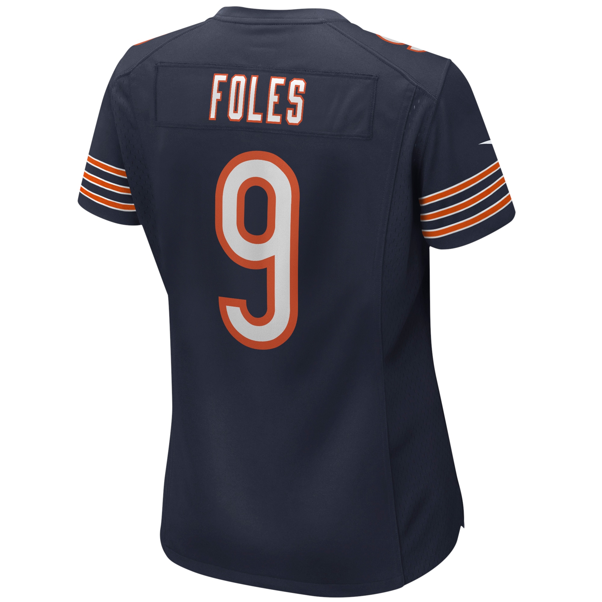 Chicago Bears Nick Foles Navy Game NFL Jersey Women's