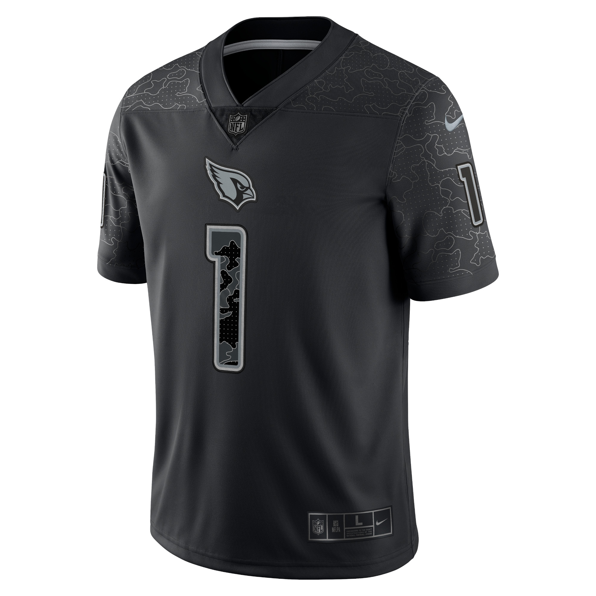 Arizona Cardinals Kyler Murray Black RFLCTV Limited NFL Jersey Men's