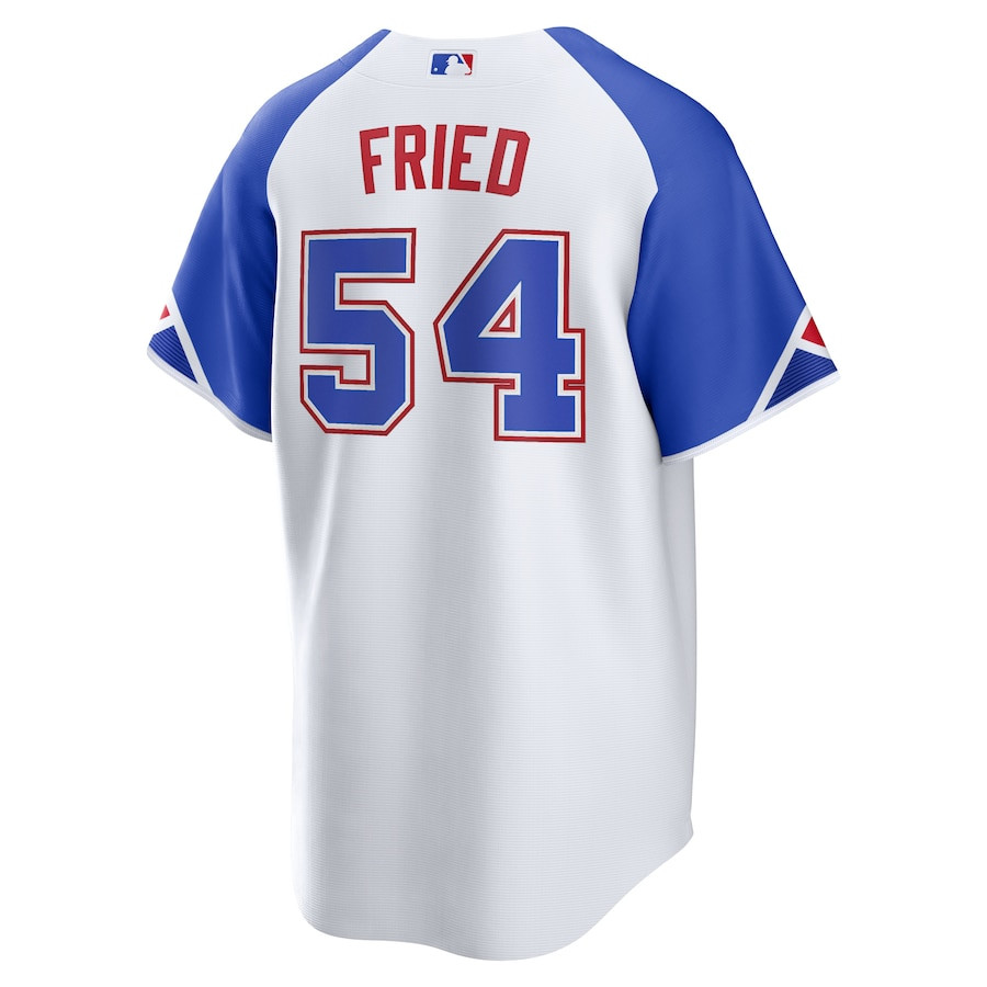 Max Fried 54 Atlanta Braves 2023 City Connect White MLB Jersey Men's