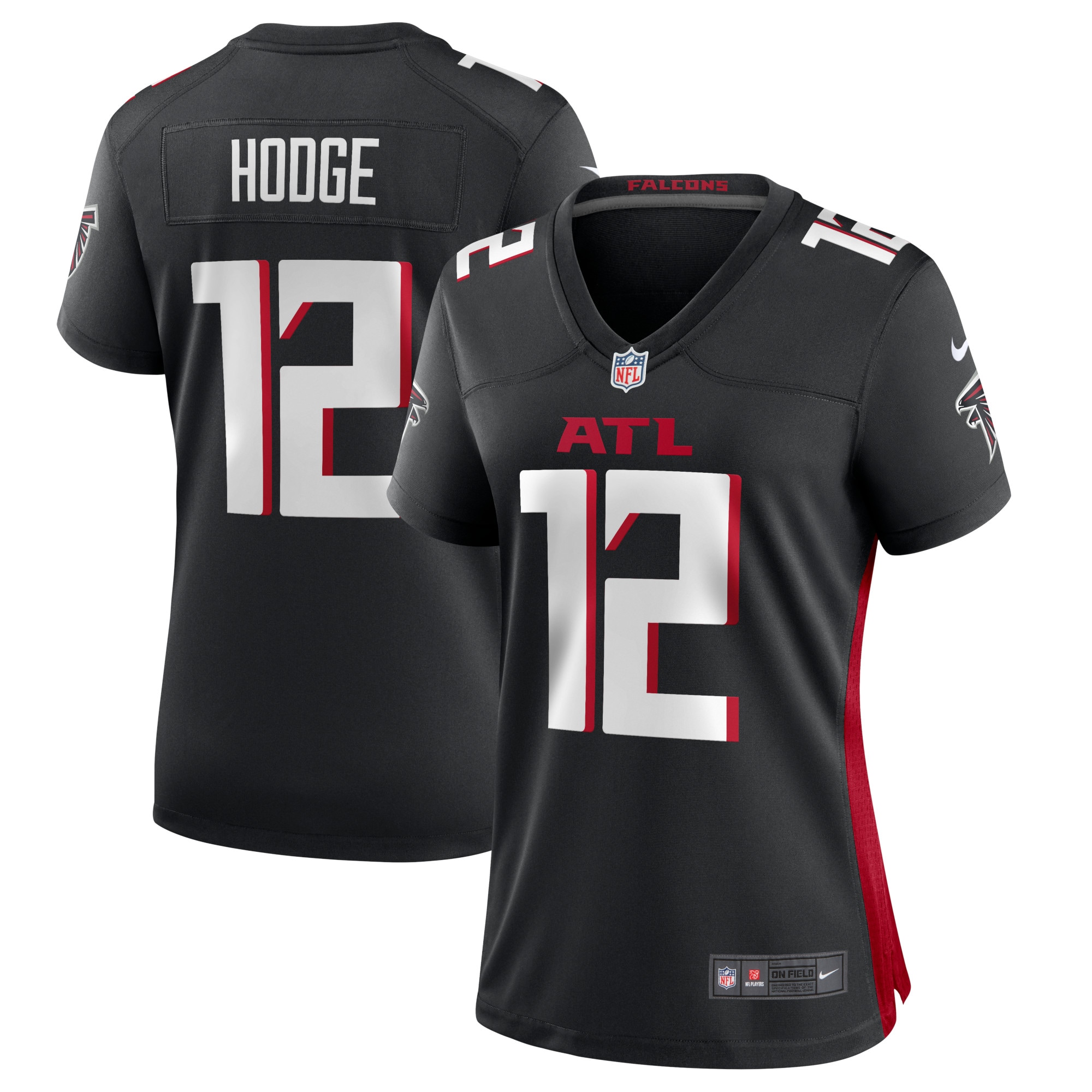 Atlanta Falcons KhaDarel Hodge Black Game NFL Jersey Women's