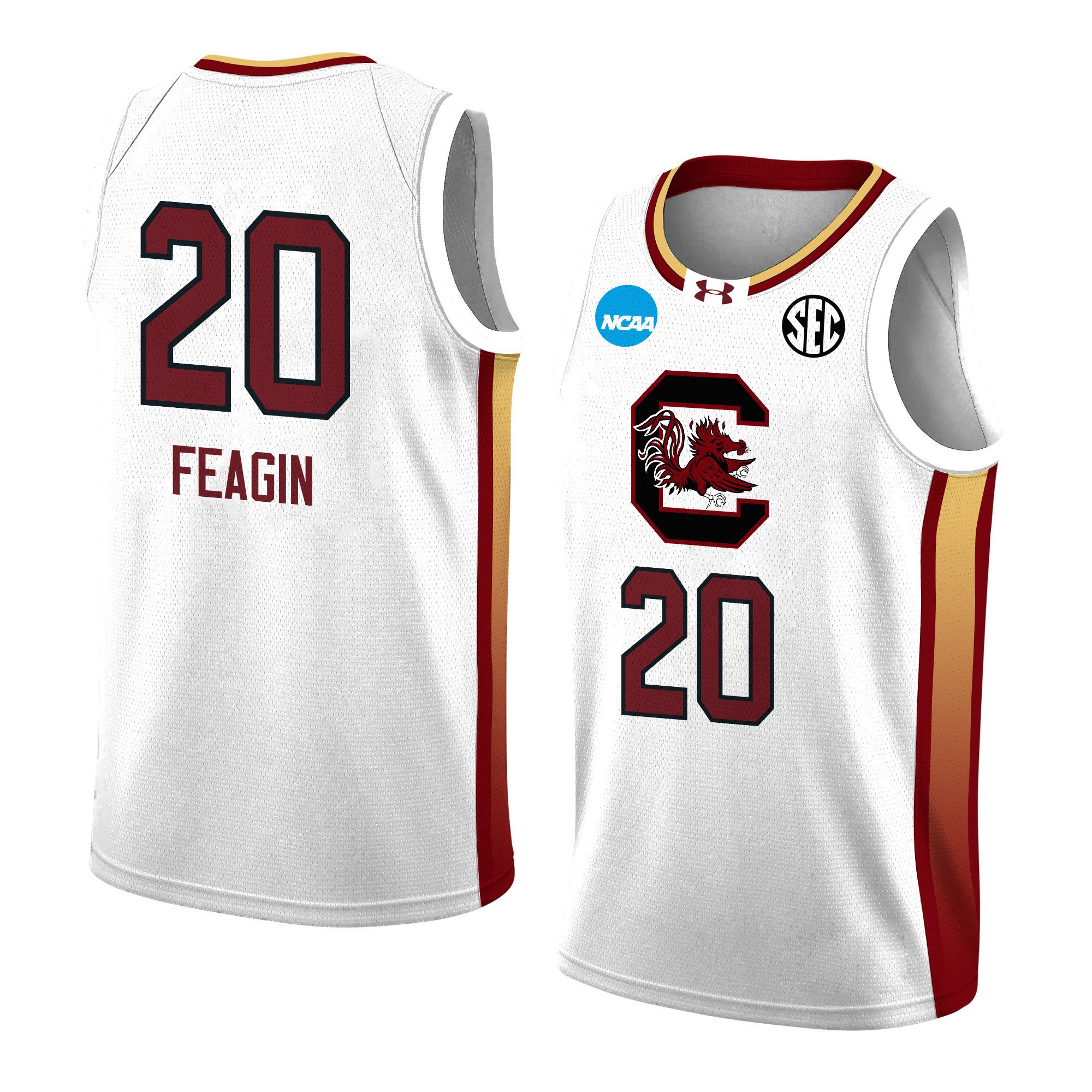 Sania Feagin 20 South Carolina 2024 White Unisex NCAA Jersey Unisex