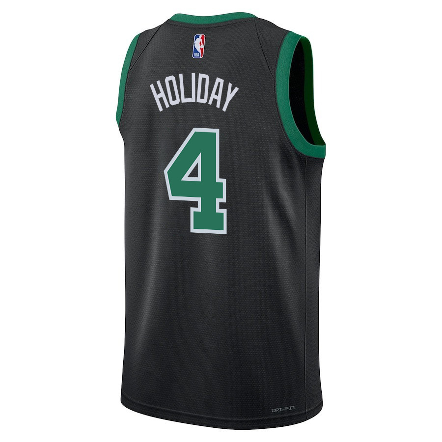 Jrue Holiday 4 Boston Celtics 2024 FINALS CHAMPIONS Swingman Statement Edition Black NBA Jersey Men's