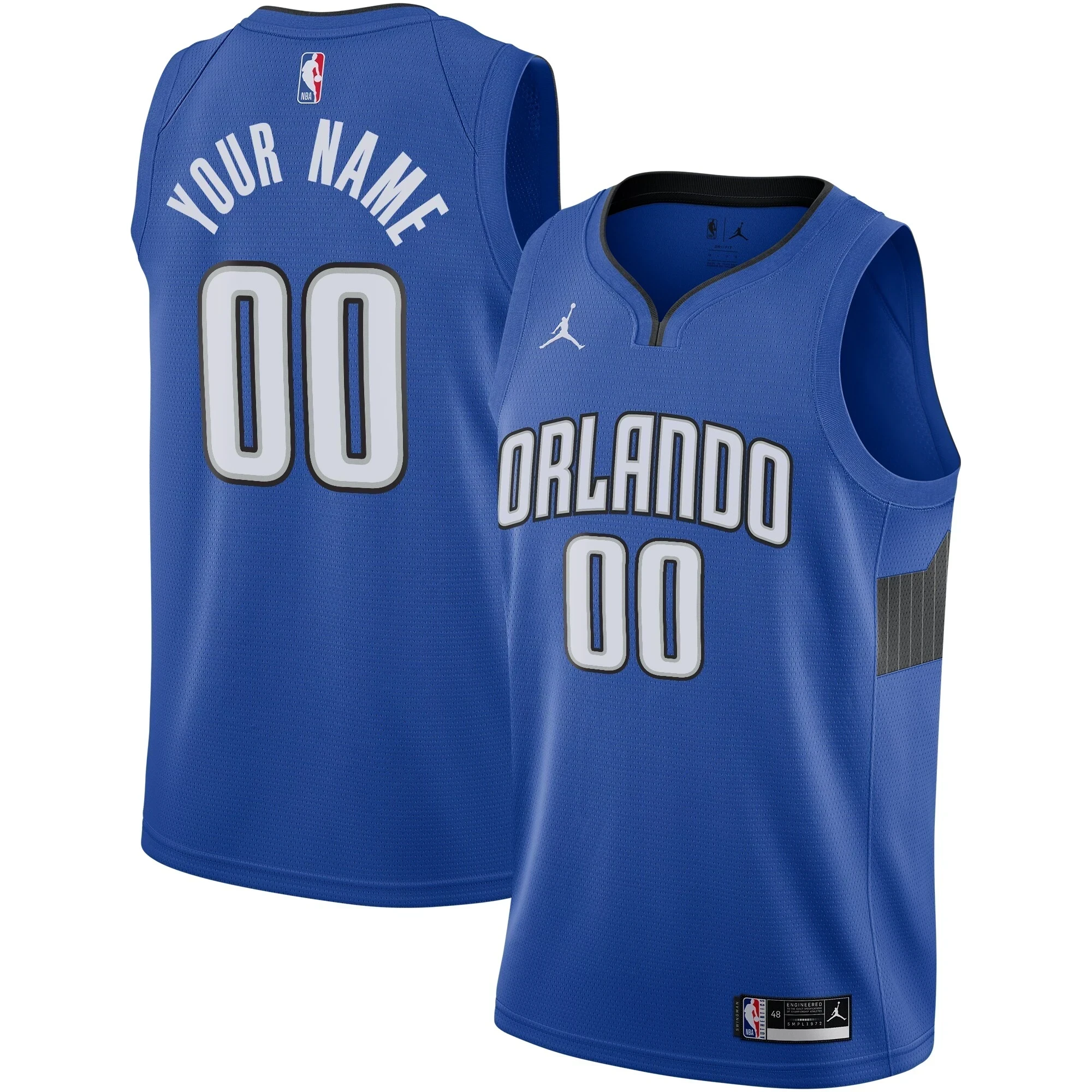 Orlando Magicc Swingman Custom Statement Edition Blue NBA Jersey Men's
