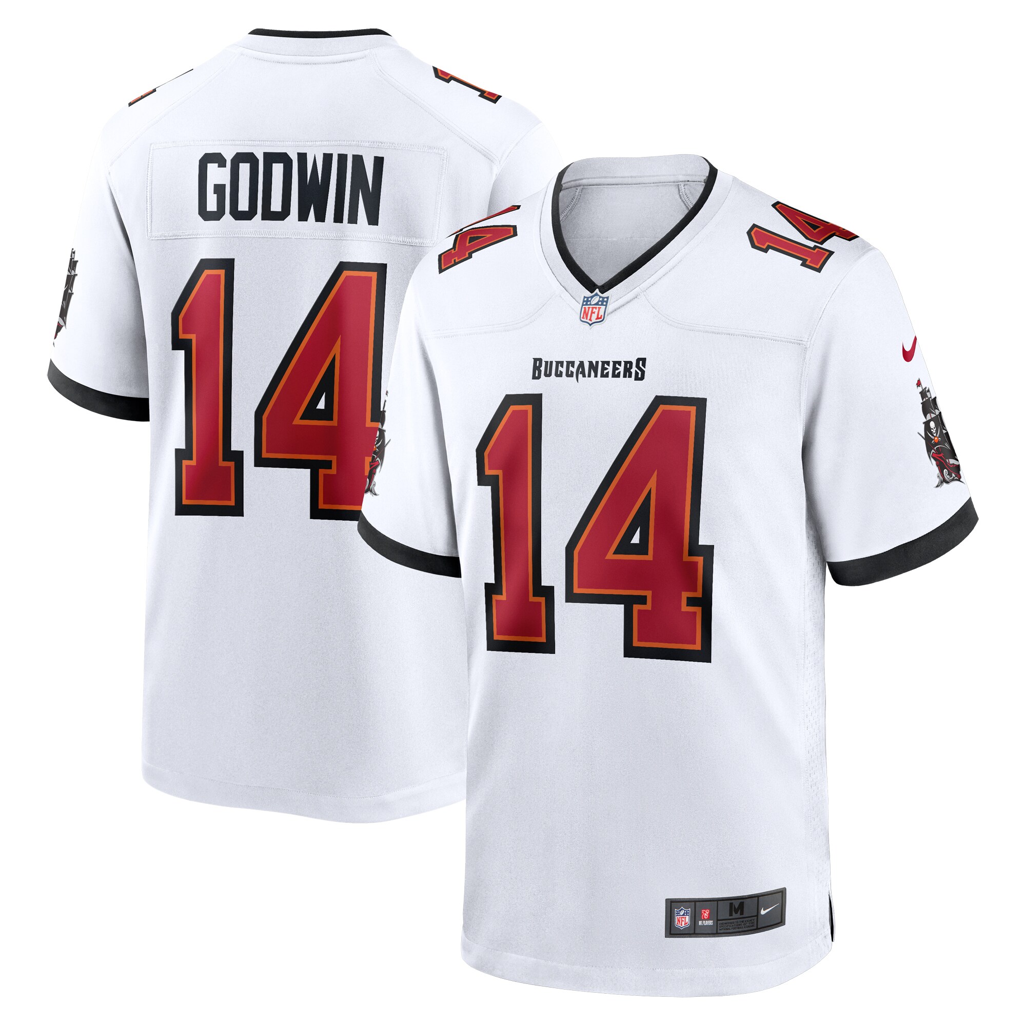 Tampa Bay Buccaneers Chris Godwin White White Game NFL Jersey Men's