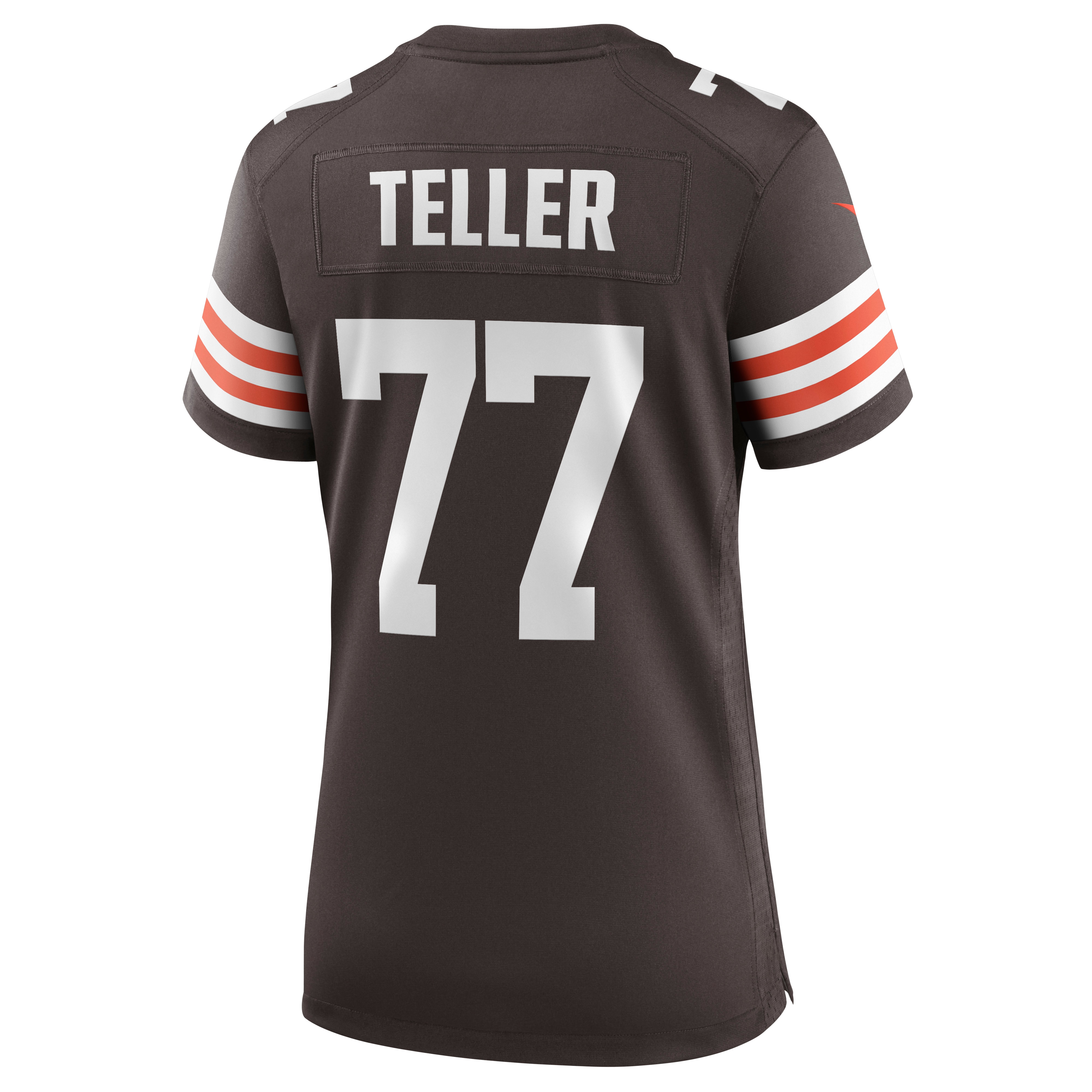 Cleveland Browns Wyatt Teller Brown Game NFL Jersey Women's