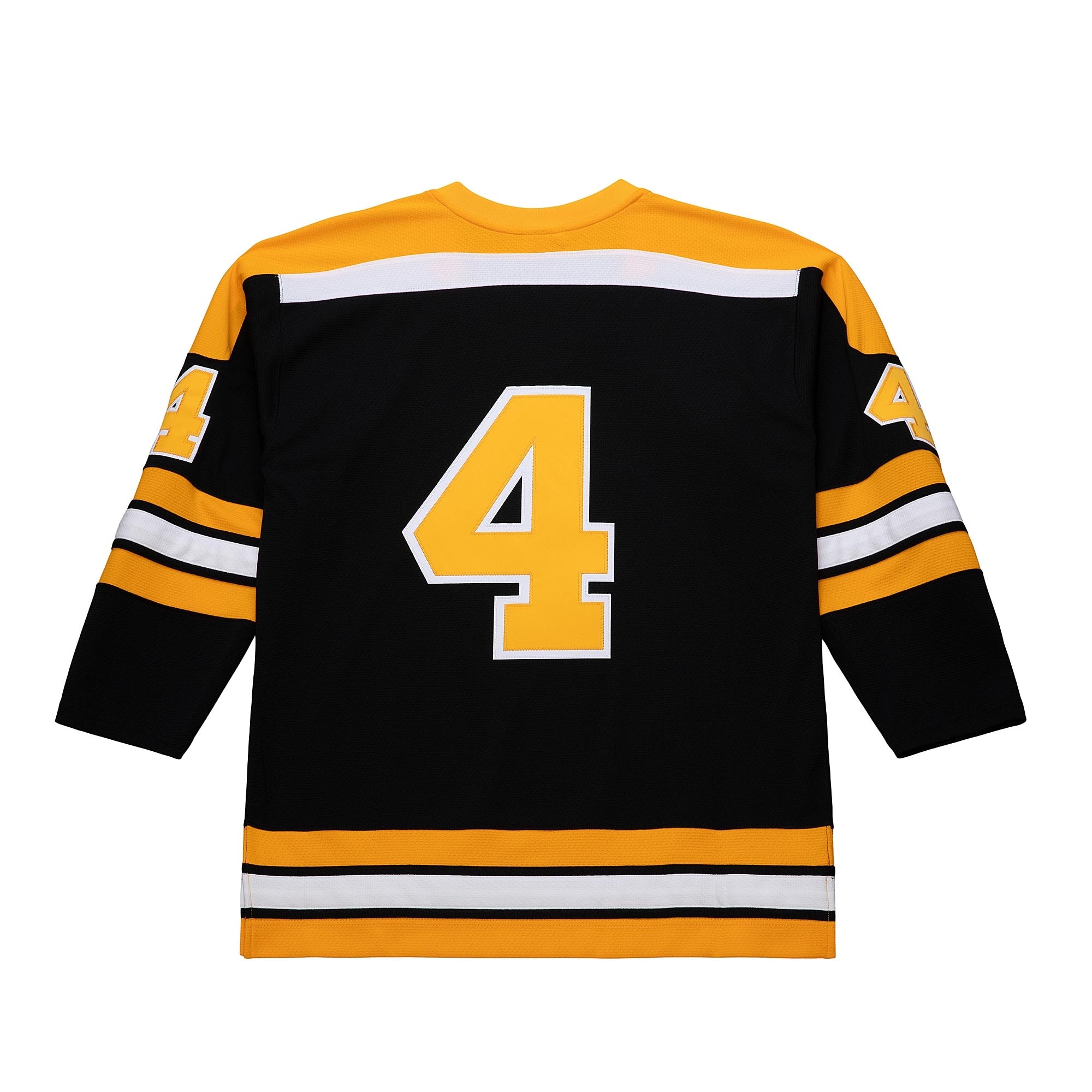 Boston Bruins Bobby Orr Mitchell Ness Black Big Tall 1971/72 Blue Line 2.0 NHL Jersey Men's