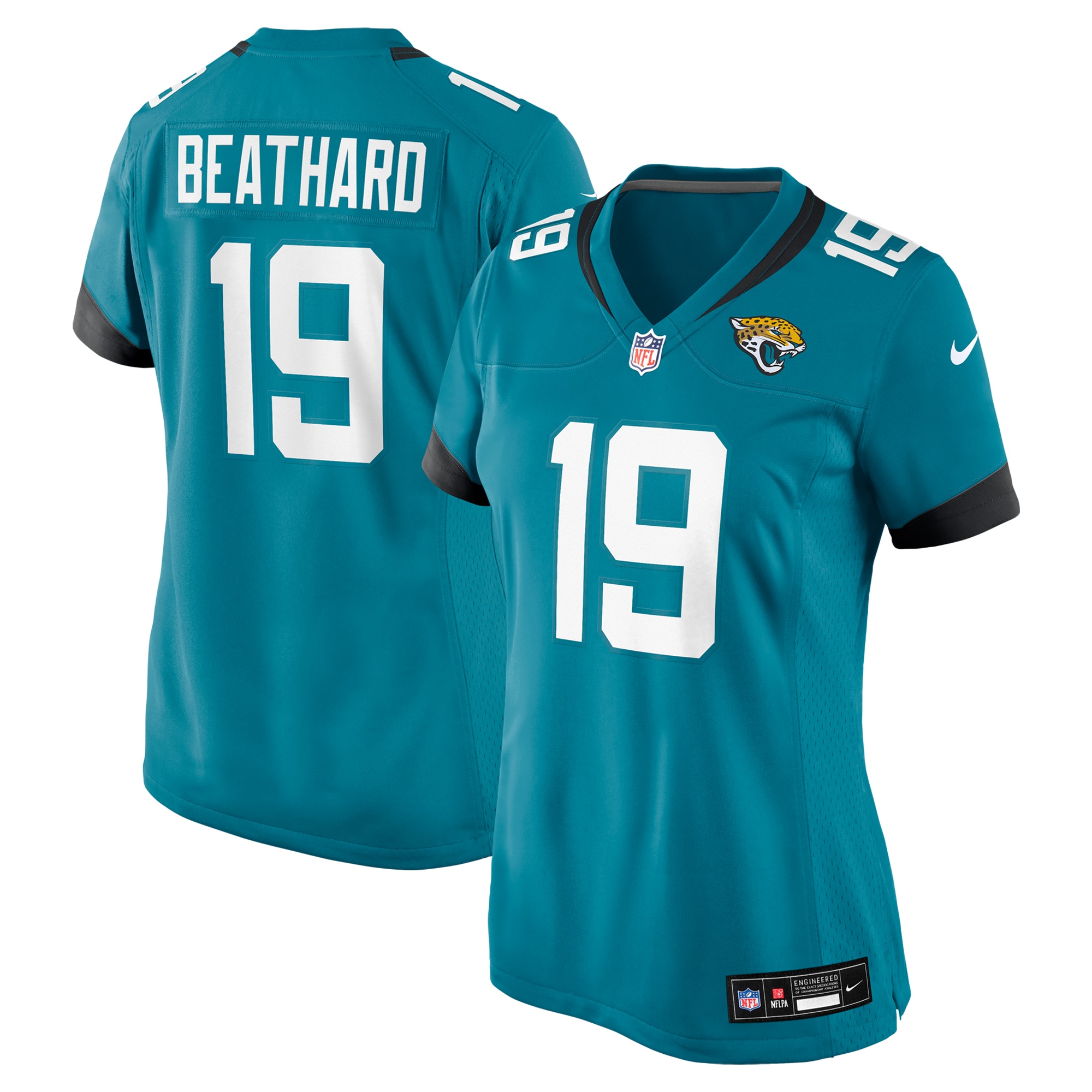 Jacksonville Jaguars C.J. Beathard Teal Game NFL Jersey Women's