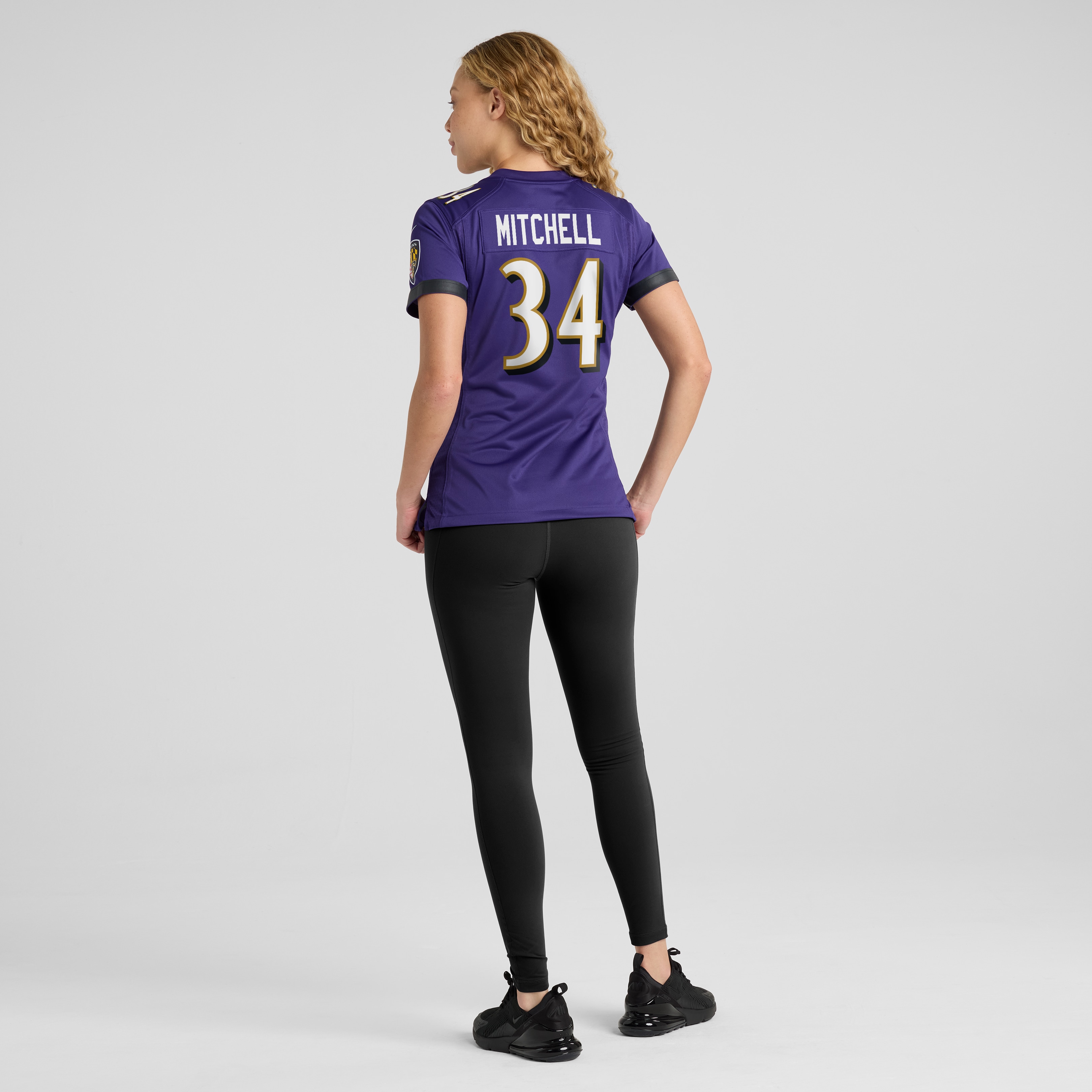 Baltimore Ravens Keaton Mitchell Purple Game NFL Jersey Women's